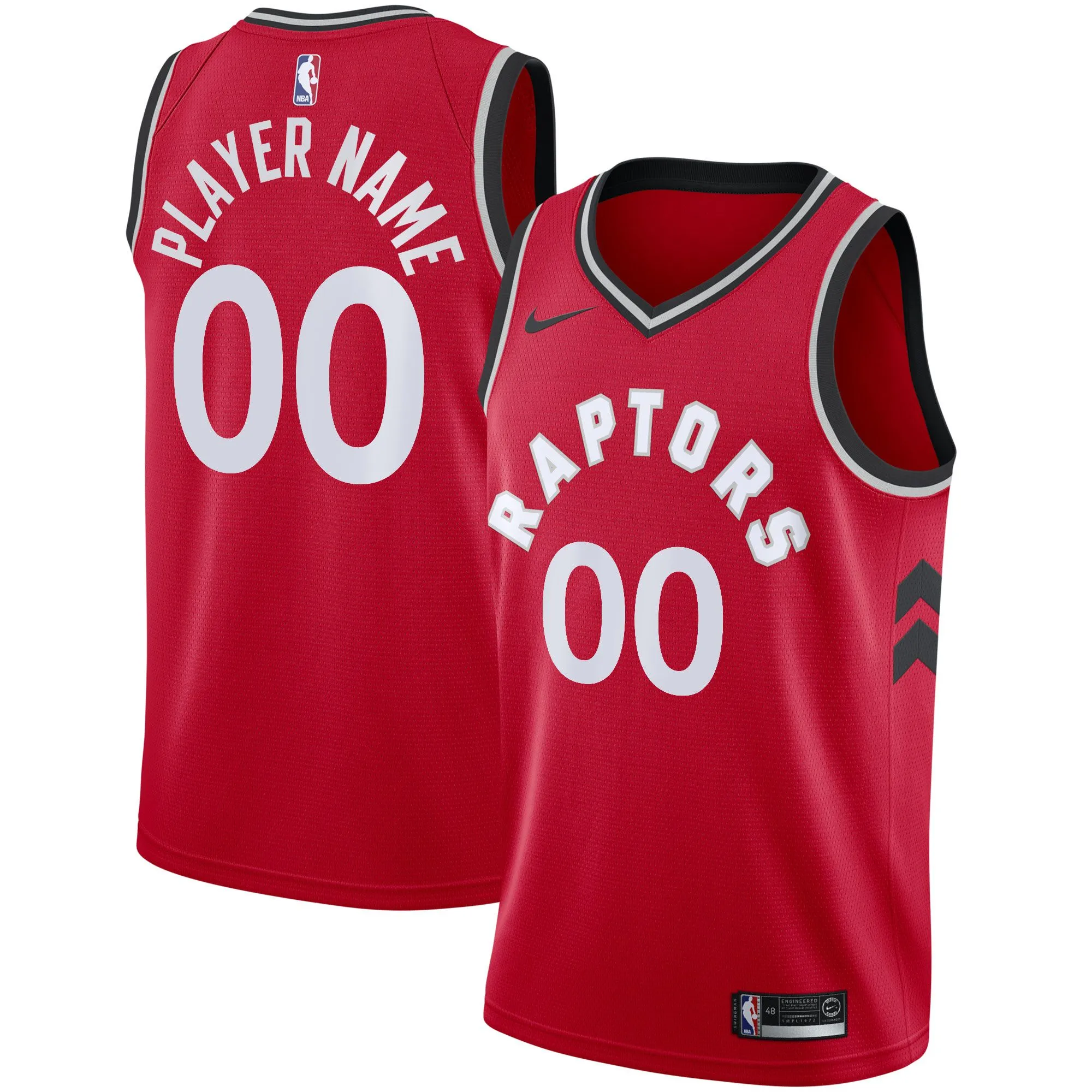 Toronto Raptors  2020/21 Swingman Custom Jersey - Icon Edition - Red