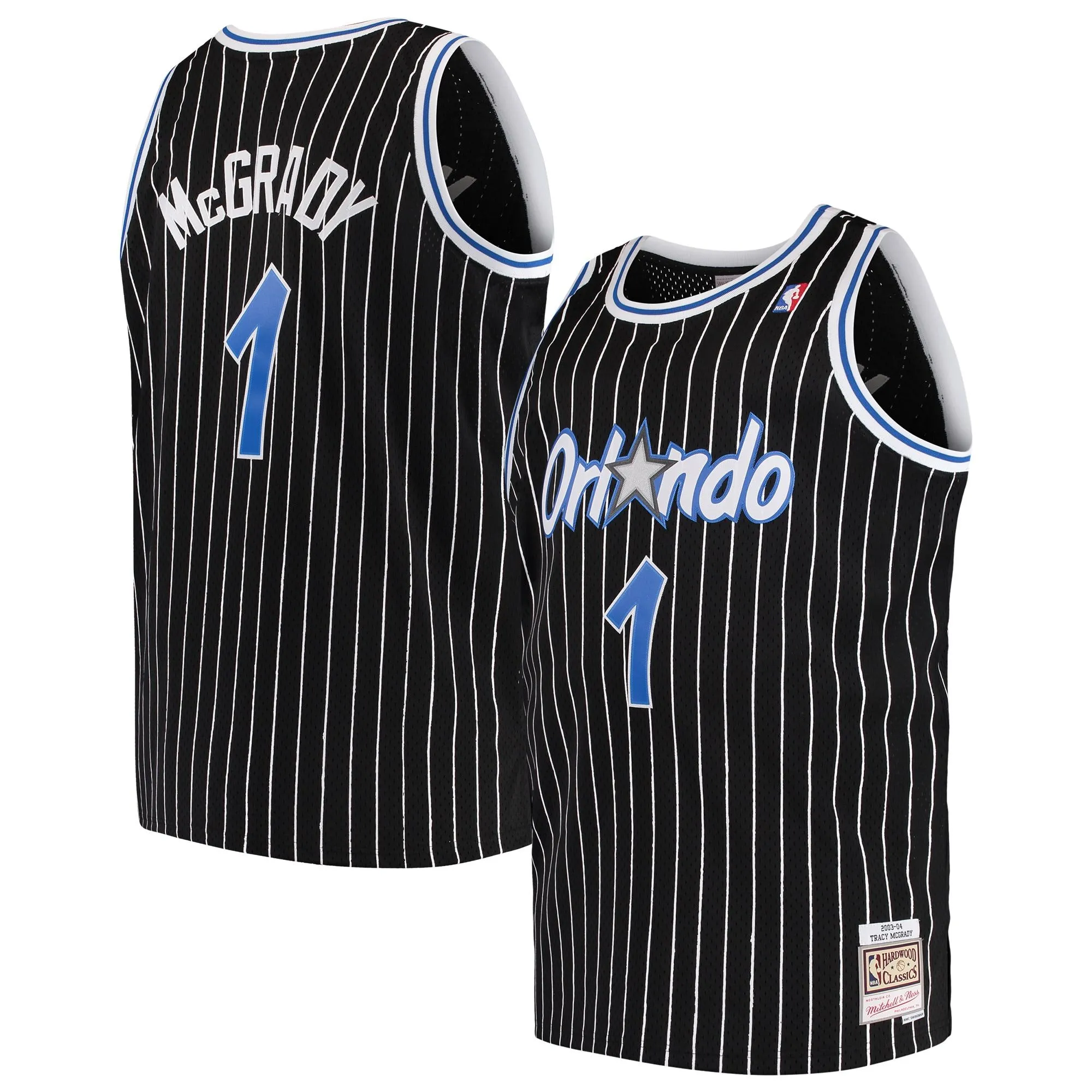 Tracy McGrady Orlando Magic Mitchell & Ness 2003/04 Big & Tall Hardwood Classics Swingman Jersey - Black