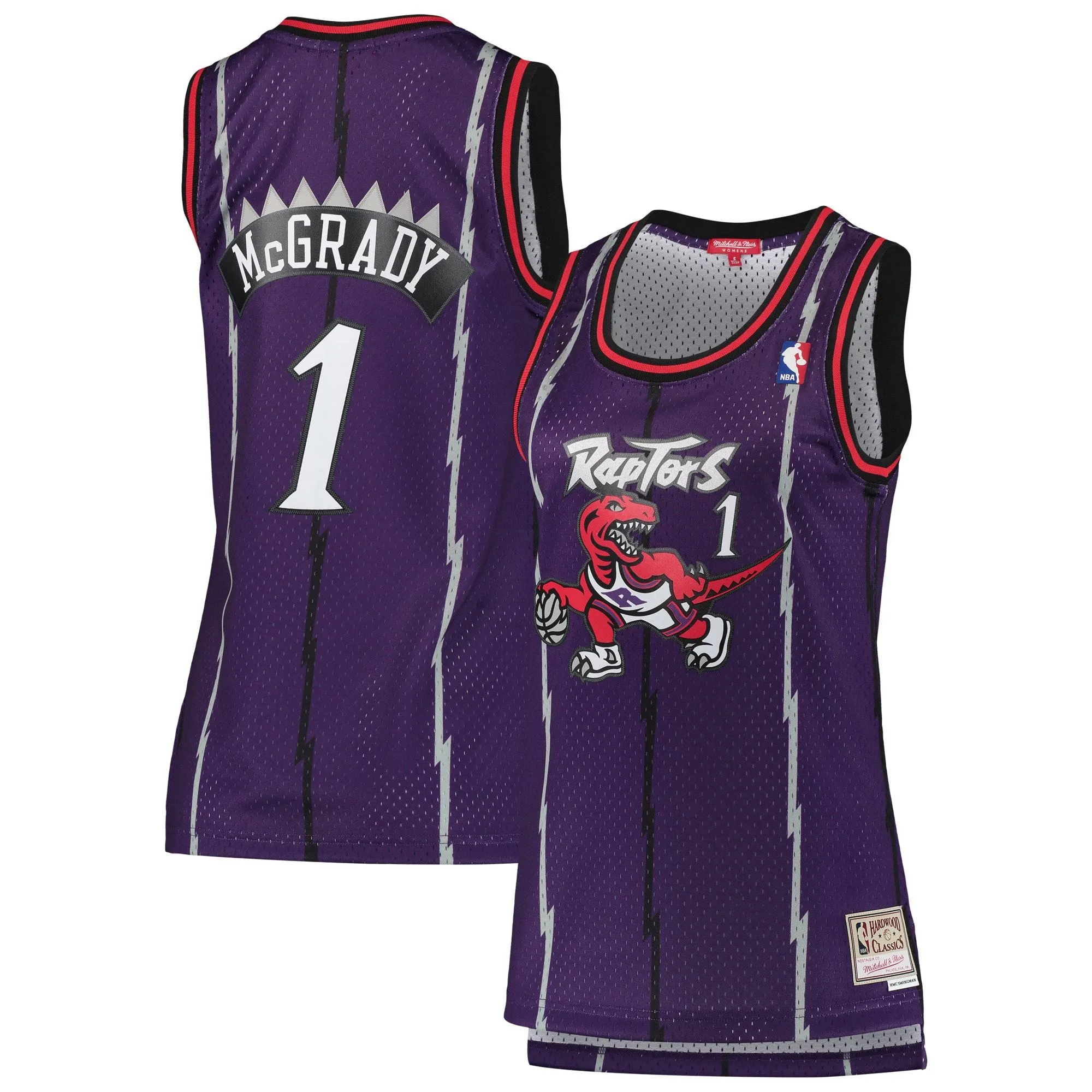 Tracy McGrady Toronto Raptors Mitchell & Ness Women's 1998/99 Hardwood Classics Swingman Jersey - Purple