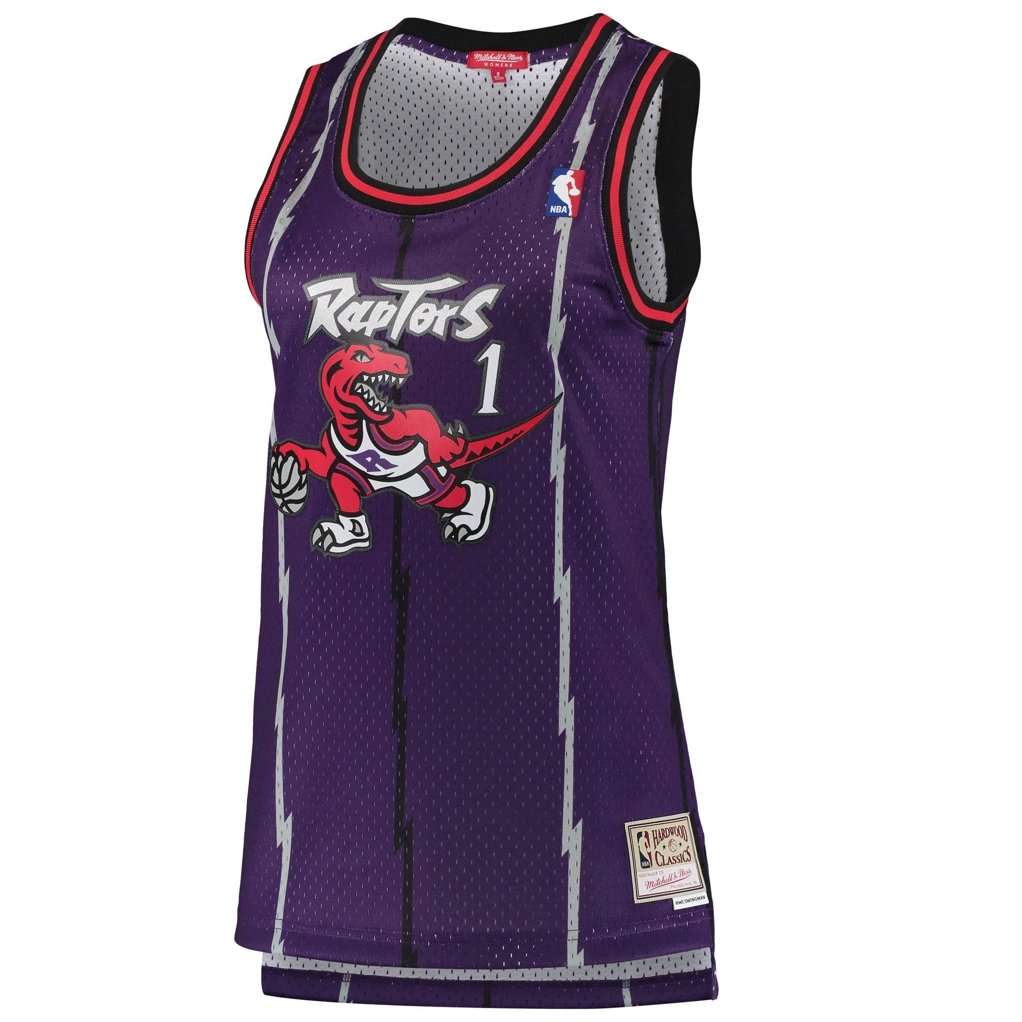 Tracy McGrady Toronto Raptors Mitchell & Ness Women's 1998/99 Hardwood Classics Swingman Jersey - Purple