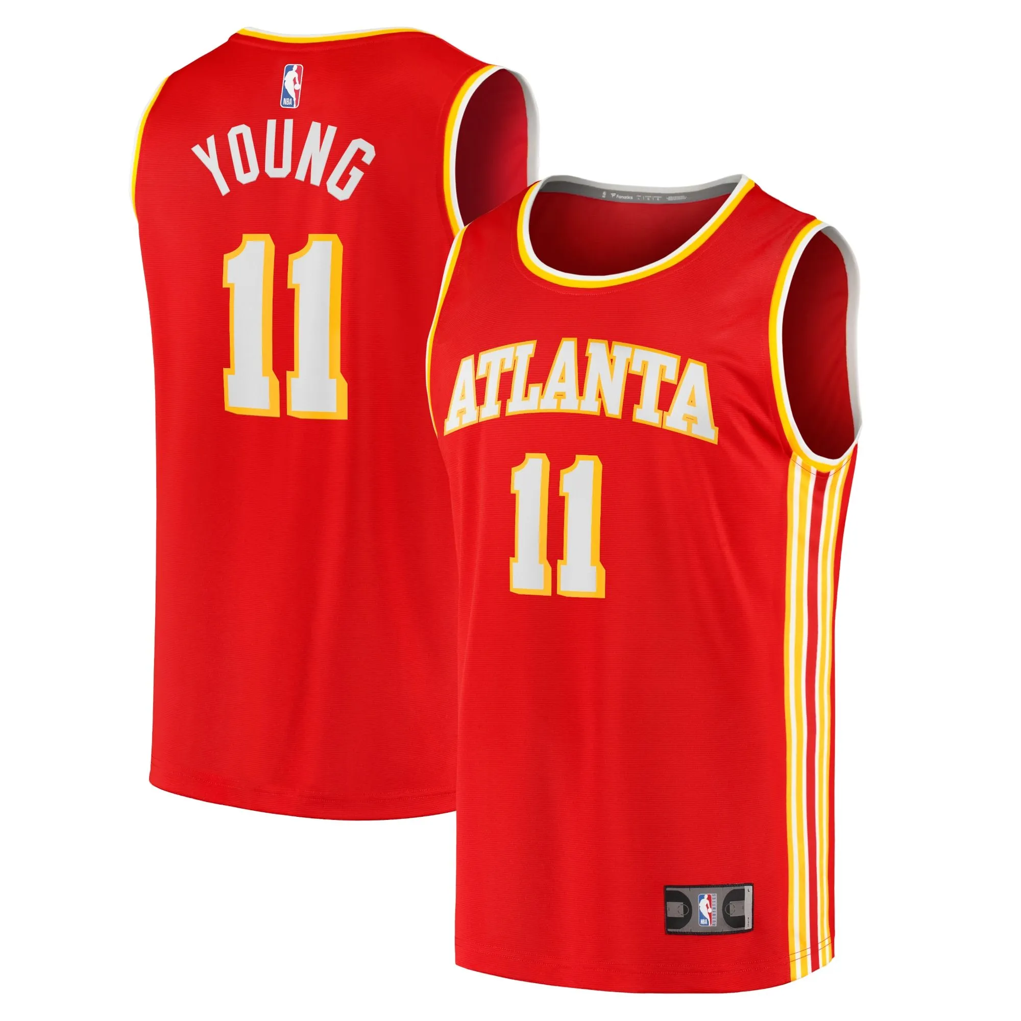 Trae Young Atlanta Hawks Fanatics Branded Fast Break Replica Jersey - Icon Edition - Red