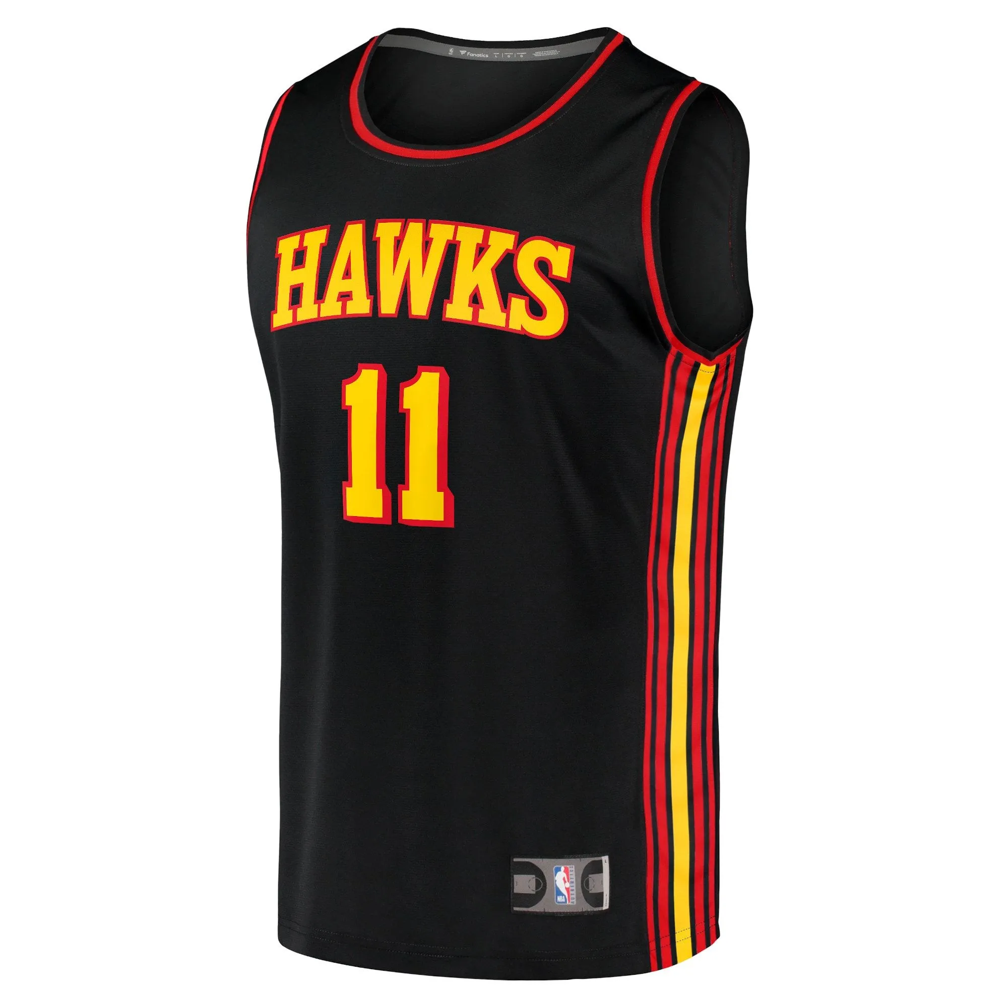 Trae Young Atlanta Hawks Fanatics Branded Fast Break Replica Jersey - Statement Edition - Black