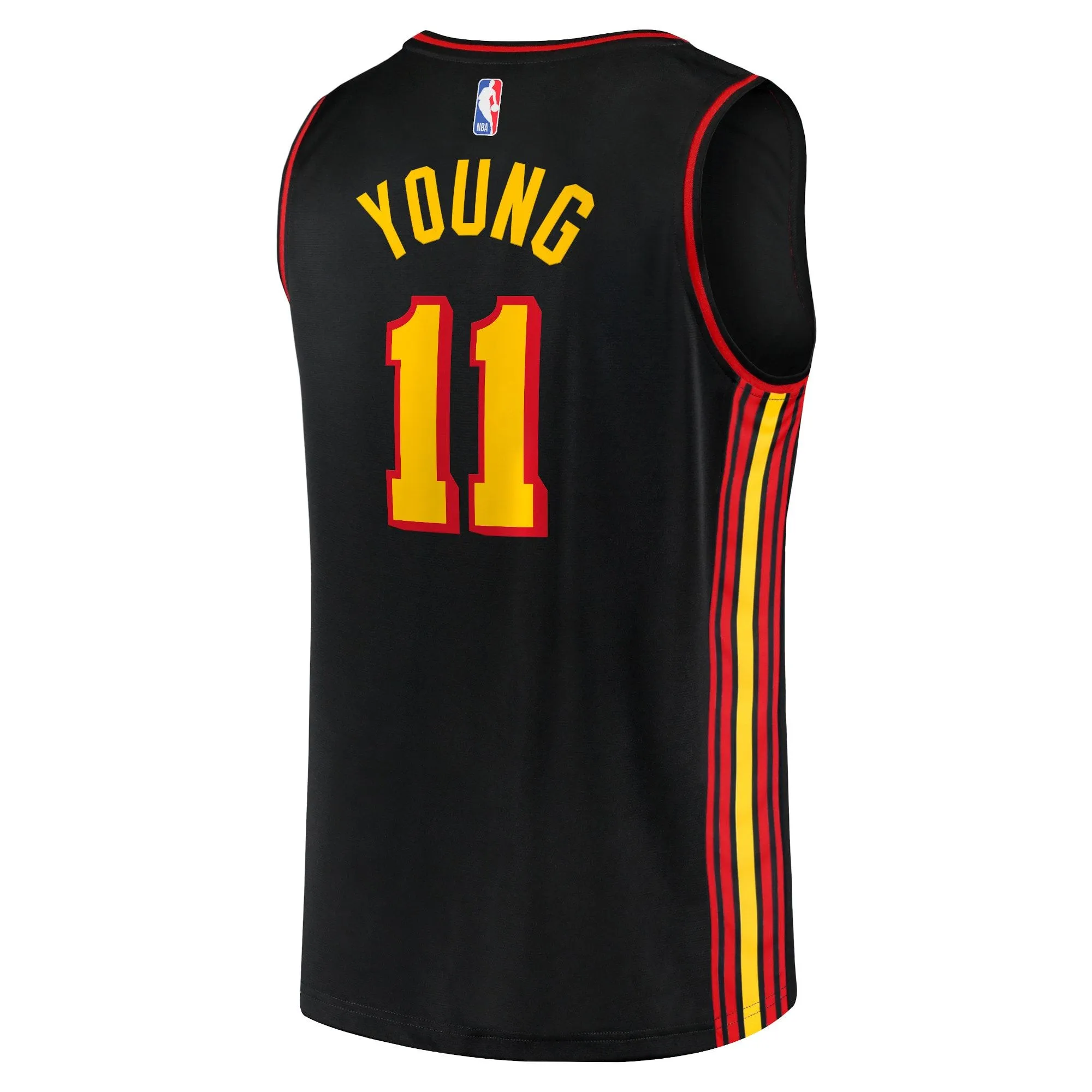 Trae Young Atlanta Hawks Fanatics Branded Fast Break Replica Jersey - Statement Edition - Black