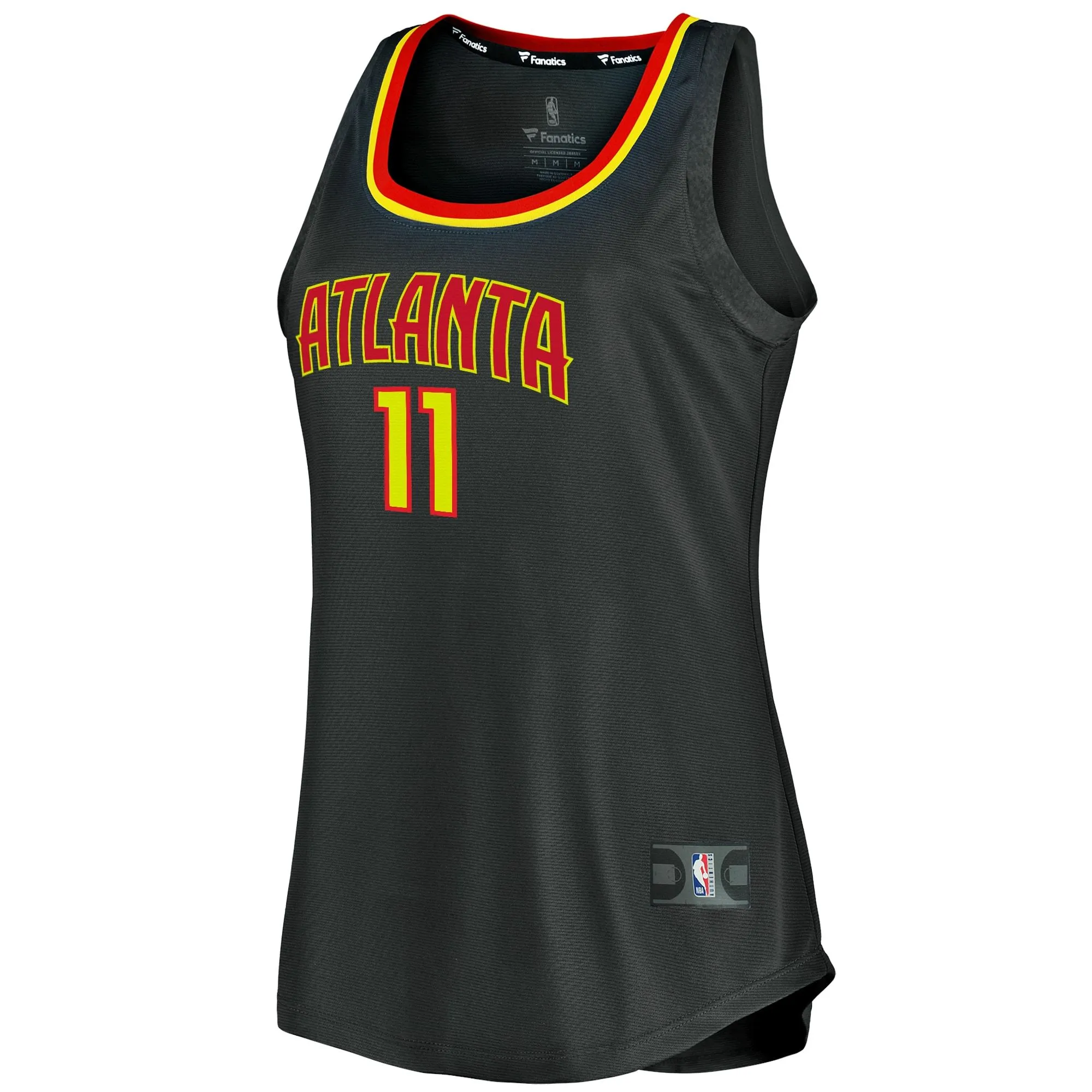 Trae Young Atlanta Hawks Fanatics Branded Women's Fast Break Tank Jersey - Icon Edition - Black