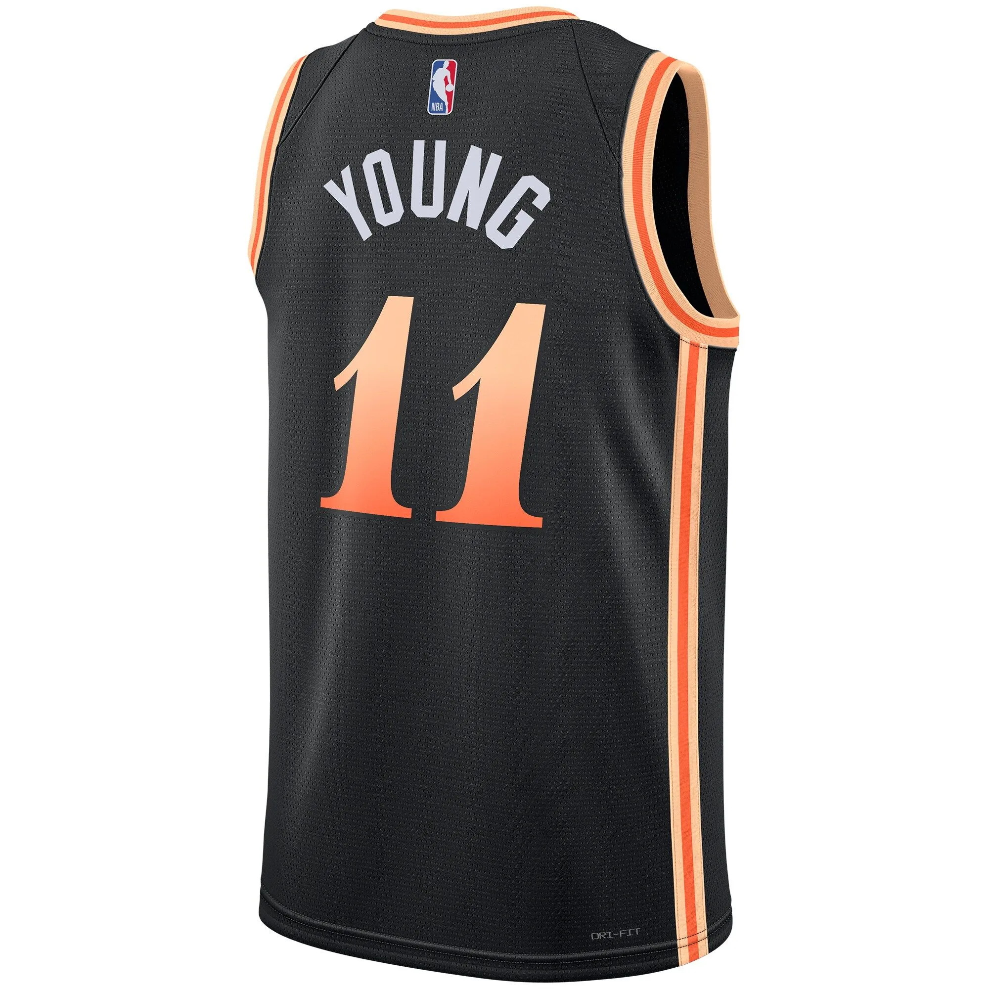 Trae Young Atlanta Hawks  Unisex 2022/23 Swingman Jersey - City Edition - Black