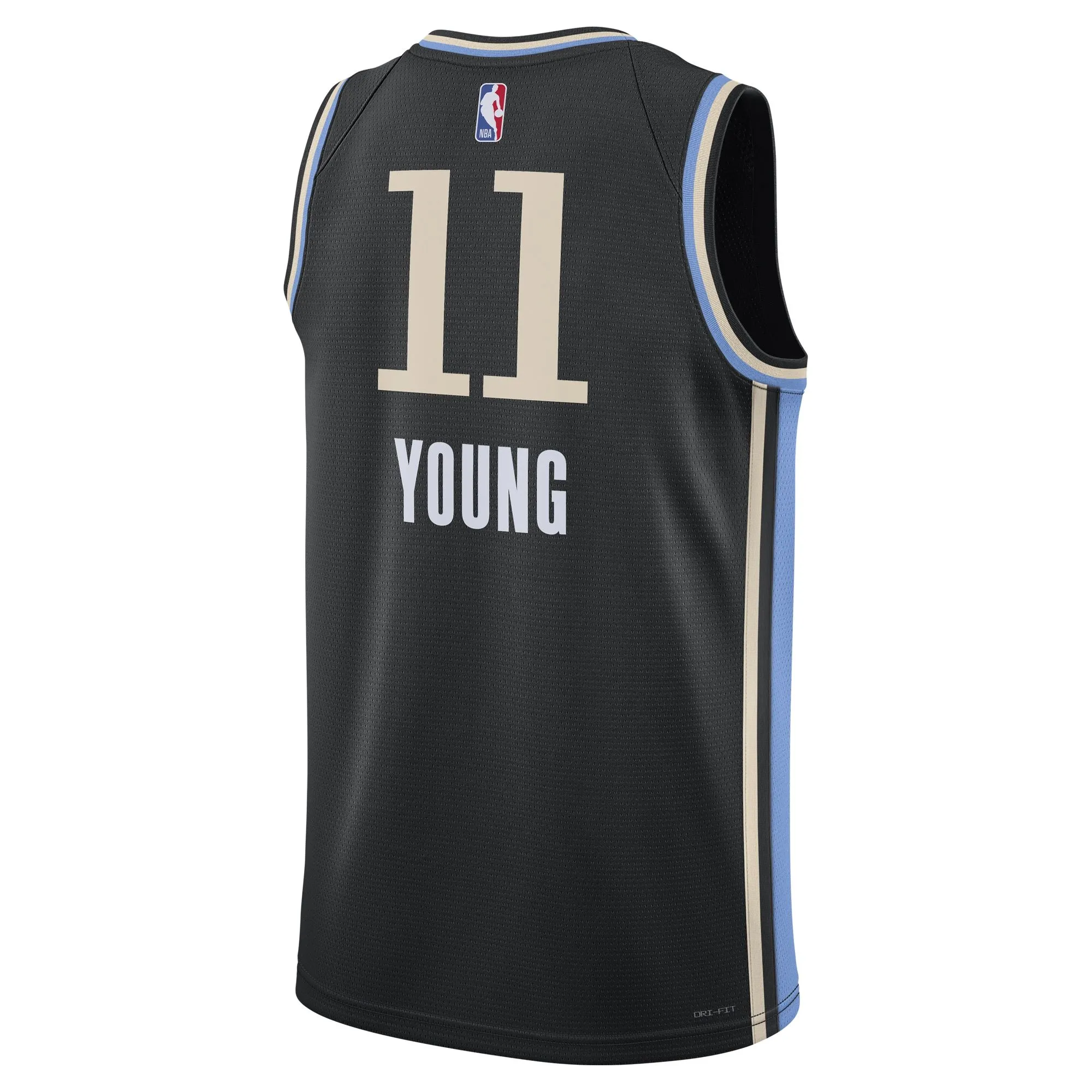 Trae Young Atlanta Hawks  Unisex 2023/24 Swingman Jersey - Black - City Edition