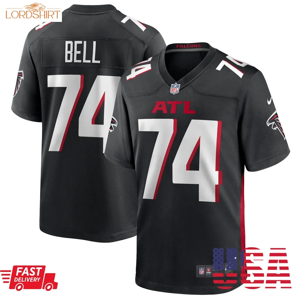 Travis Bell Atlanta Falcons  Team Game Jersey    Black