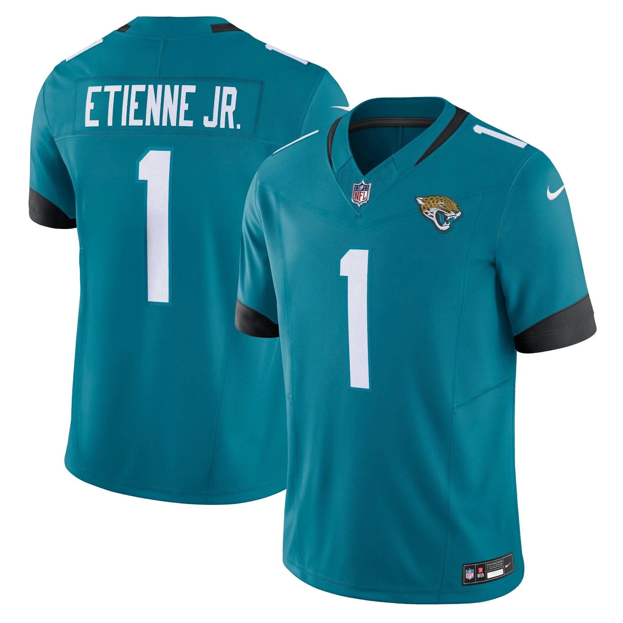 Travis Etienne Jacksonville Jaguars  Vapor F.U.S.E. Limited Jersey - Teal