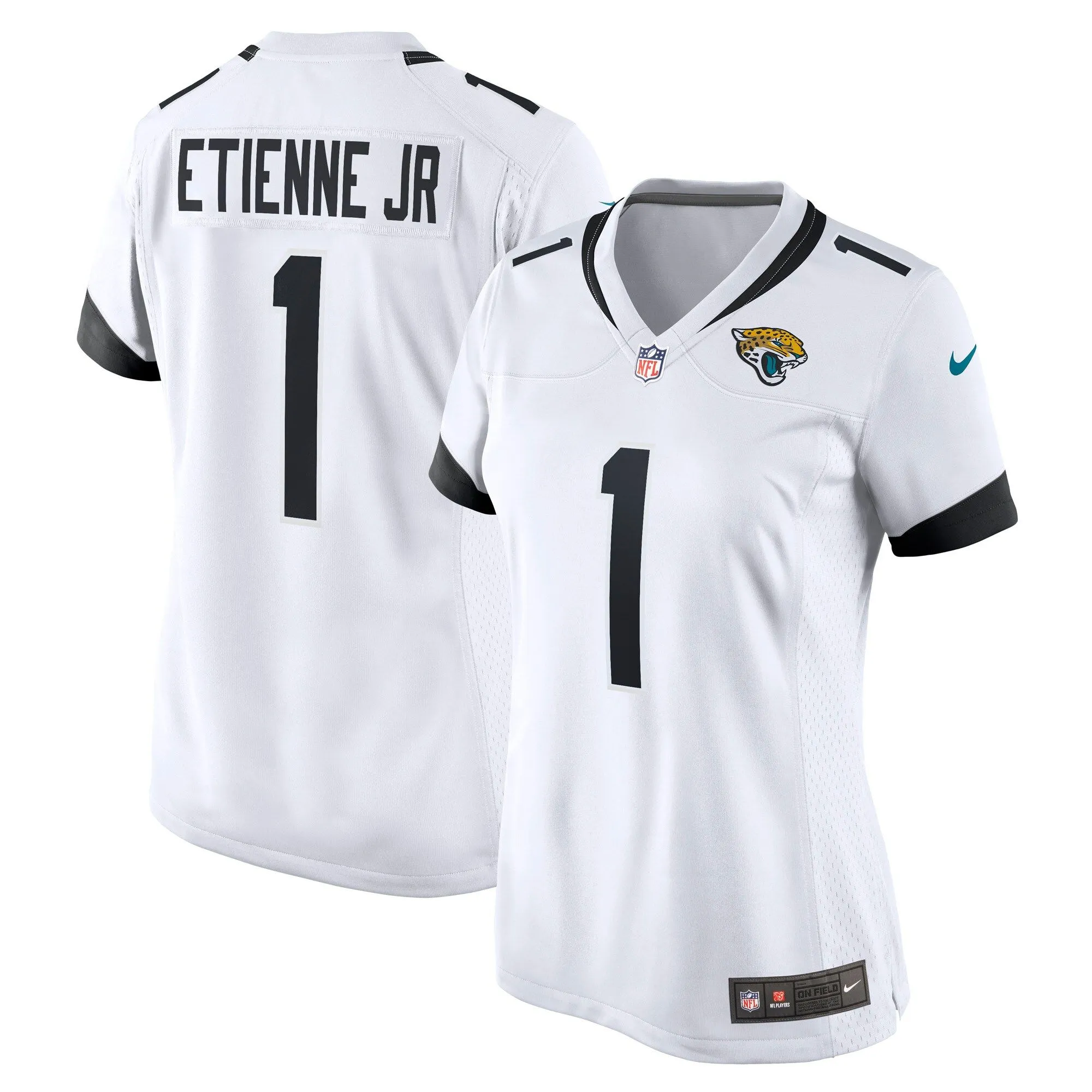 Travis Etienne Jr. Jacksonville Jaguars  Women's Game Player Jersey - White