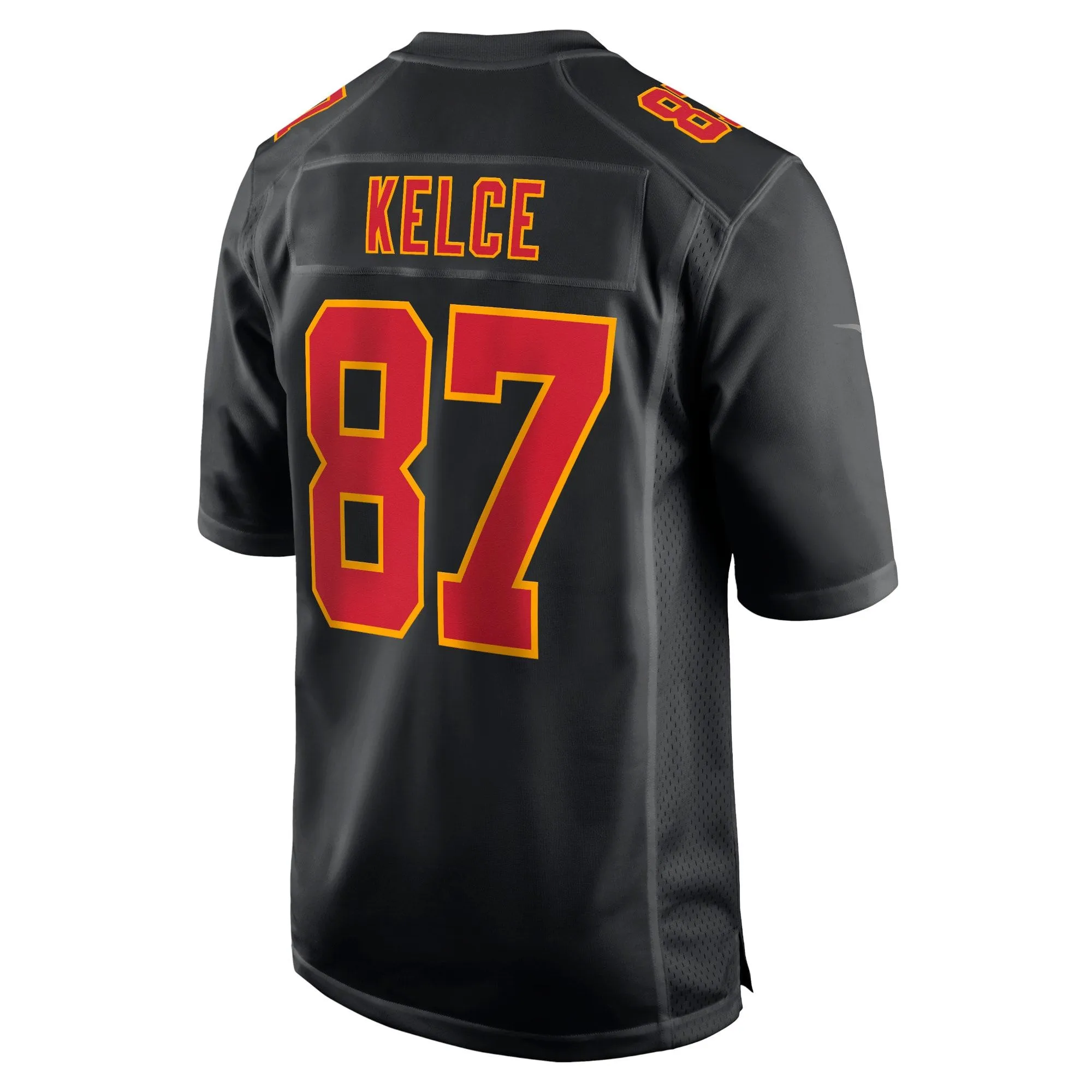 Travis Kelce Kansas City Chiefs  Super Bowl LVIII Carbon Fashion Game Player Jersey - Black