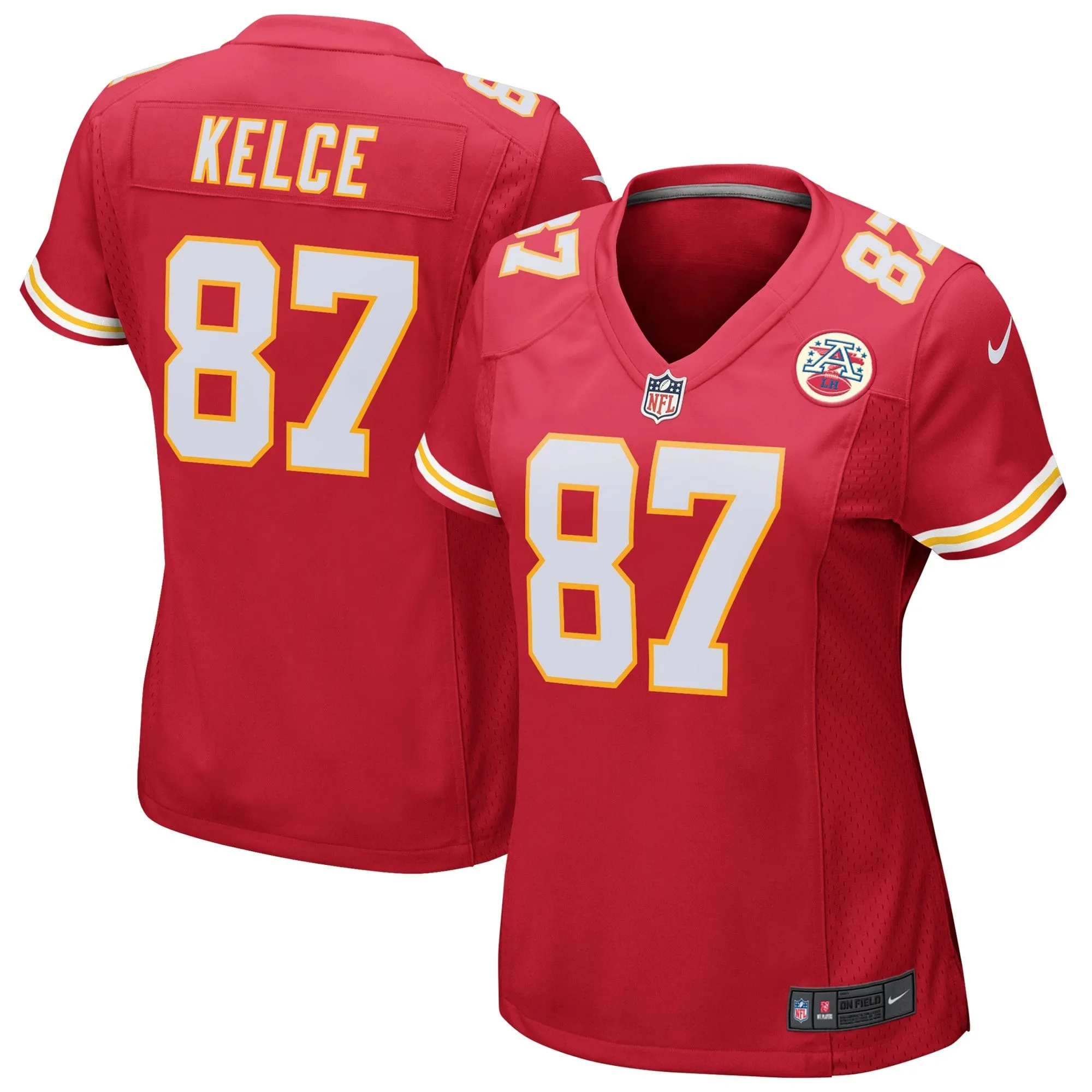 Travis Kelce Kansas City Chiefs  Women's Game Jersey - Red