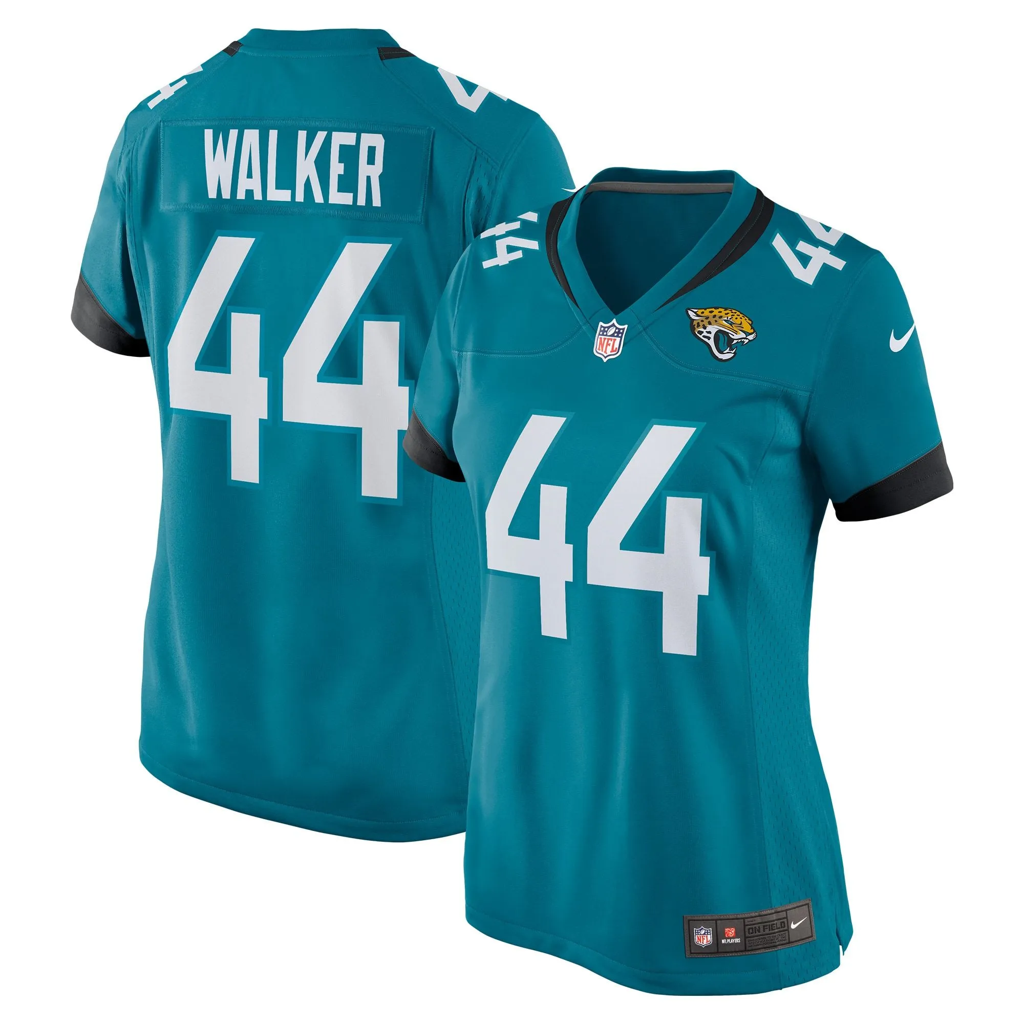 Travon Walker Jacksonville Jaguars  Women's Player Jersey - Teal