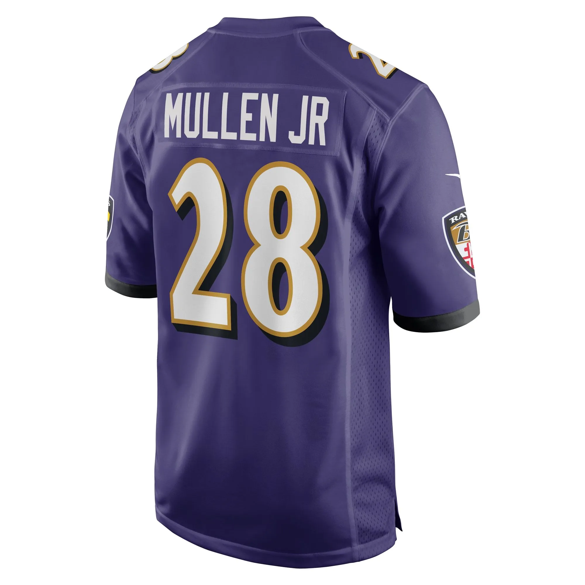 Trayvon Mullen Jr. Baltimore Ravens  Team Game Jersey -  Purple