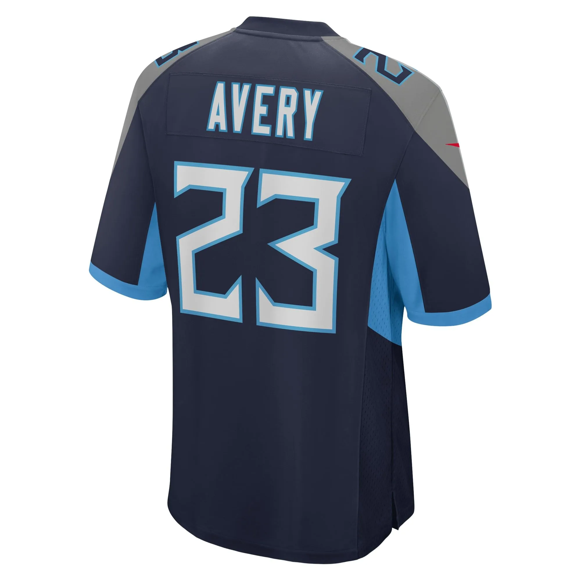 Tre Avery Tennessee Titans  Team Game Jersey -  Navy