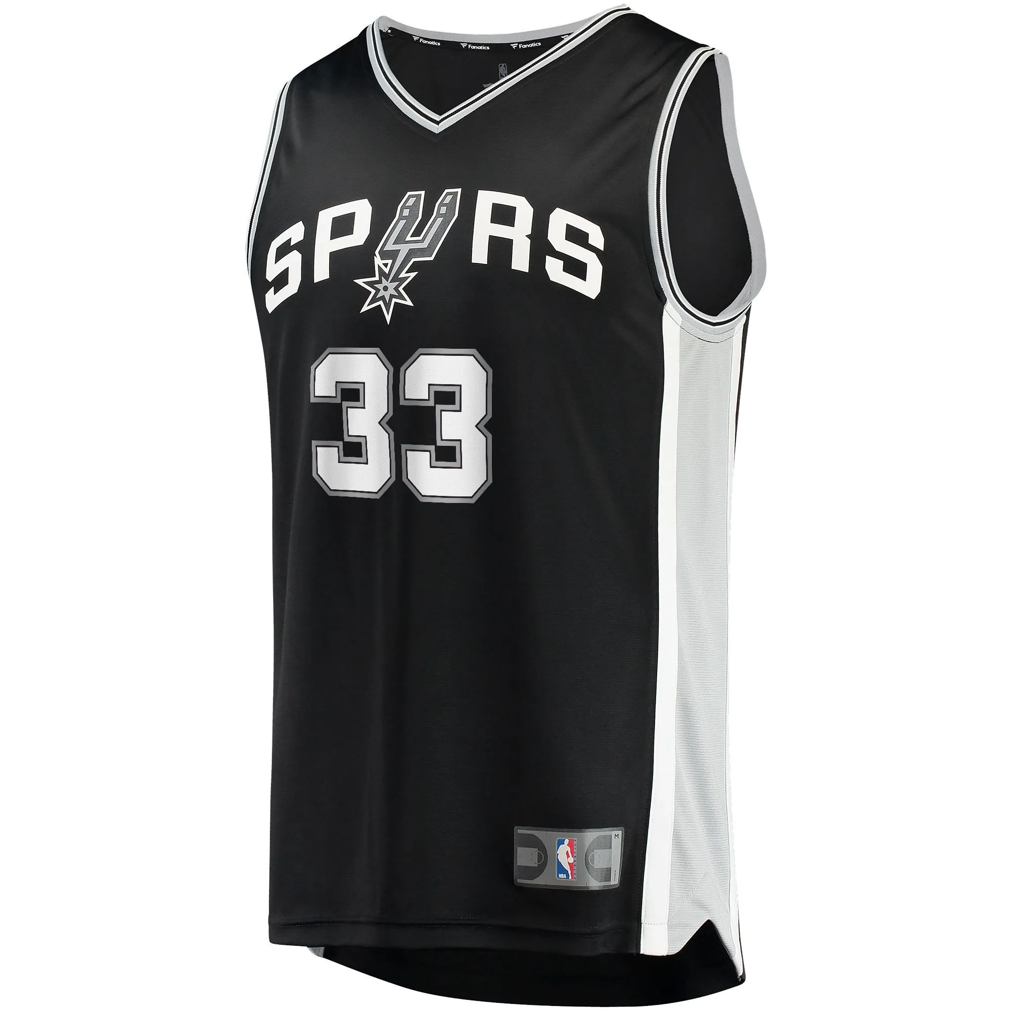 Tre Jones San Antonio Spurs Fanatics Branded Fast Break Replica Jersey - Icon Edition - Black