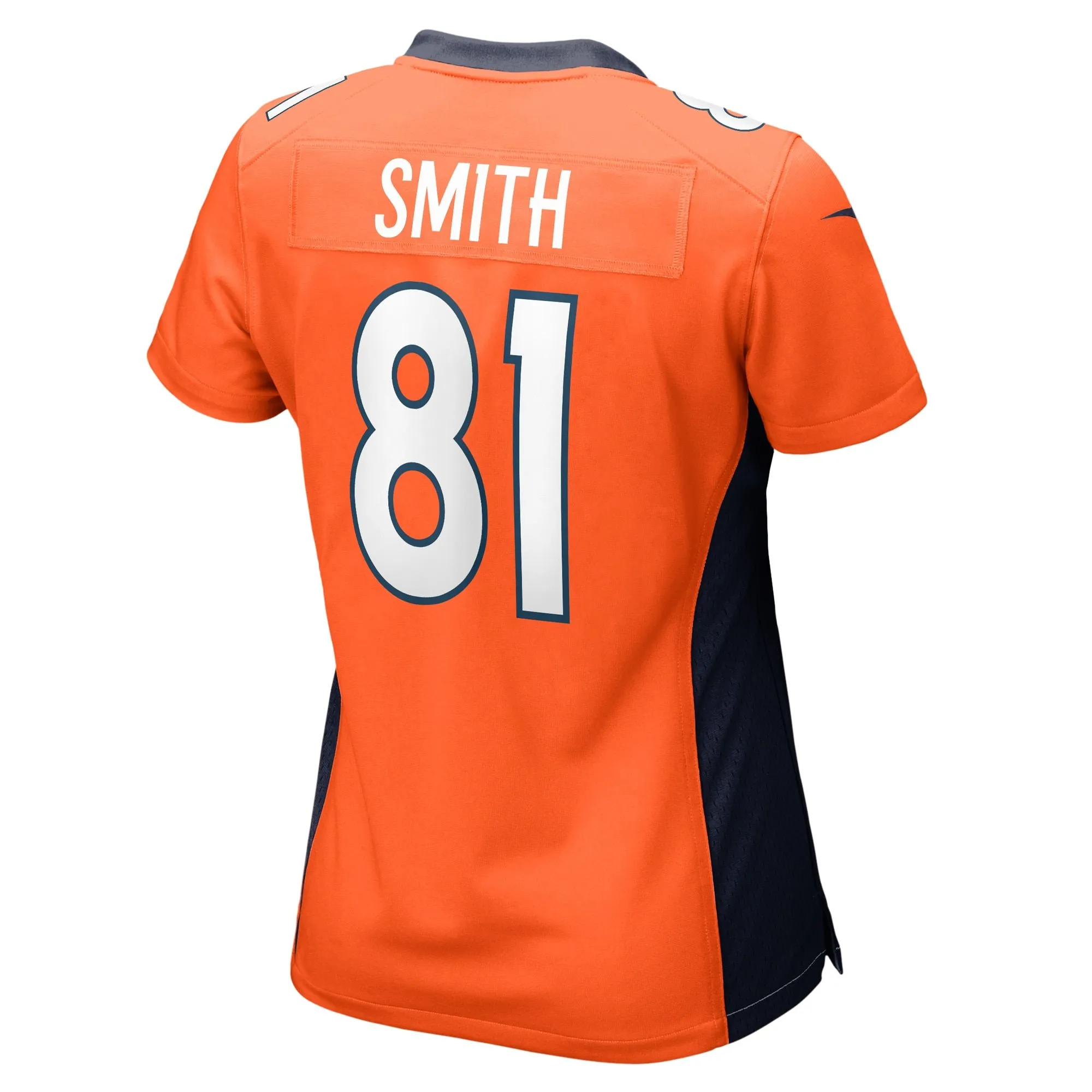 Tre'Quan Smith Denver Broncos  Women's  Game Jersey -  Orange