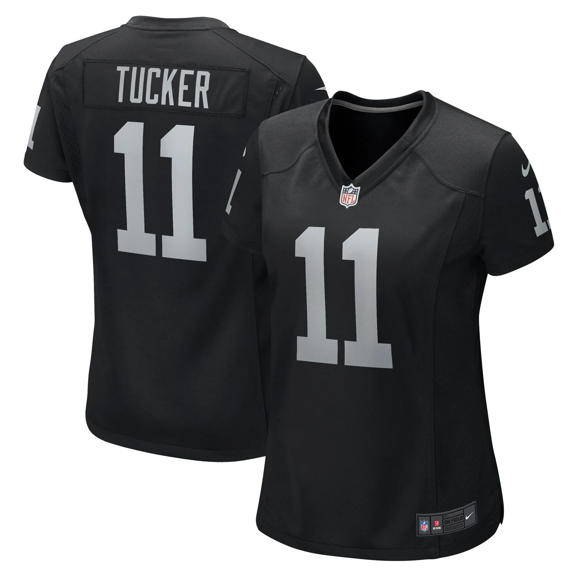 Tre Tucker Las Vegas Raiders  Women's Team Game Jersey -  Black