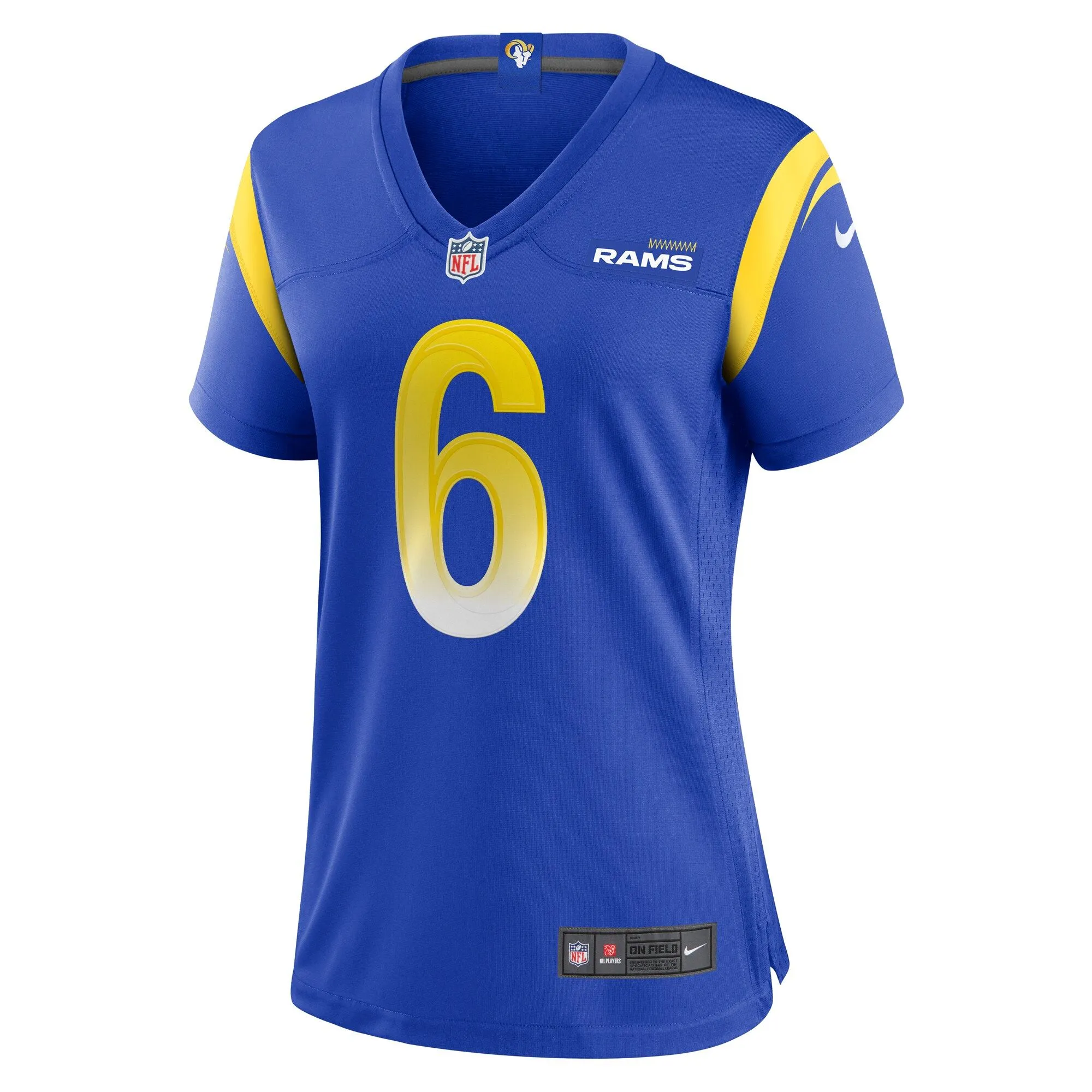 Tre'Vius Hodges-Tomlinson Los Angeles Rams  Women's Team Game Jersey -  Royal