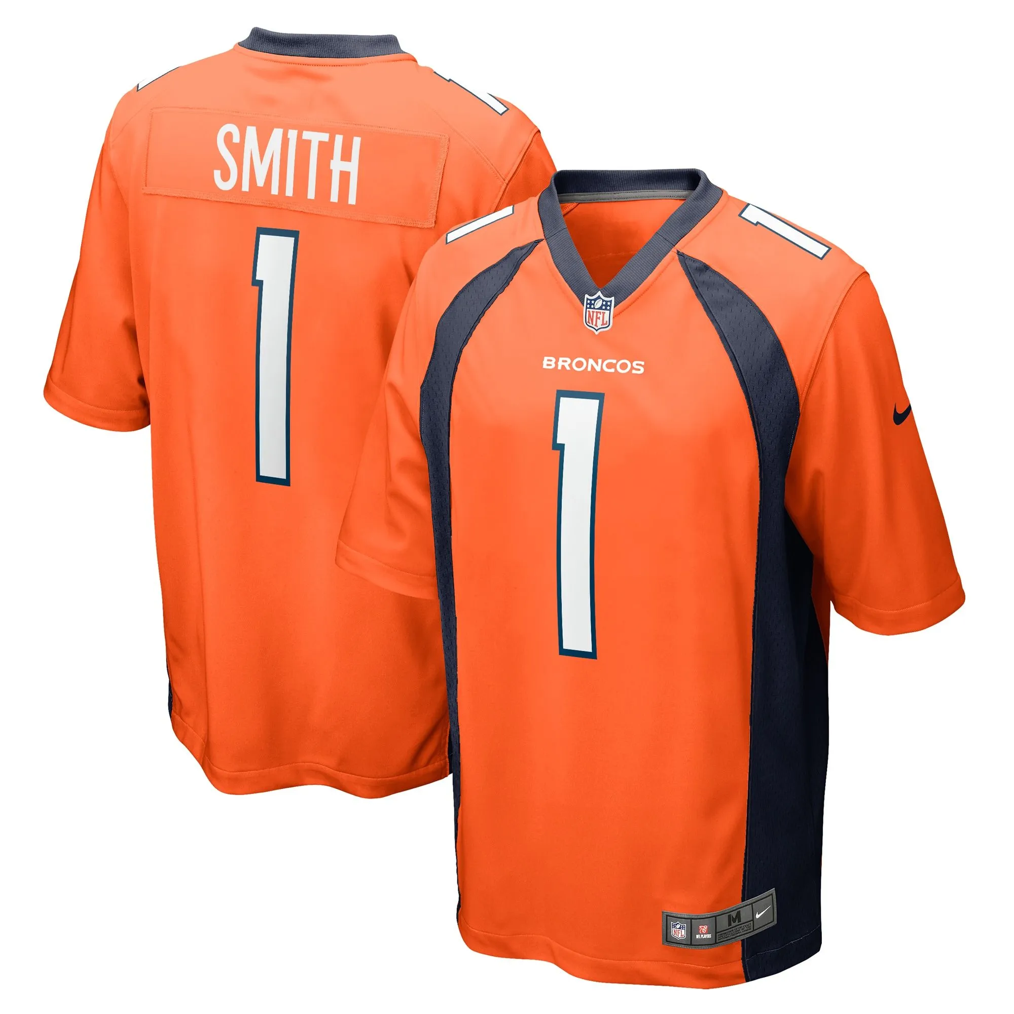 Tremon Smith Denver Broncos  Team Game Jersey -  Orange