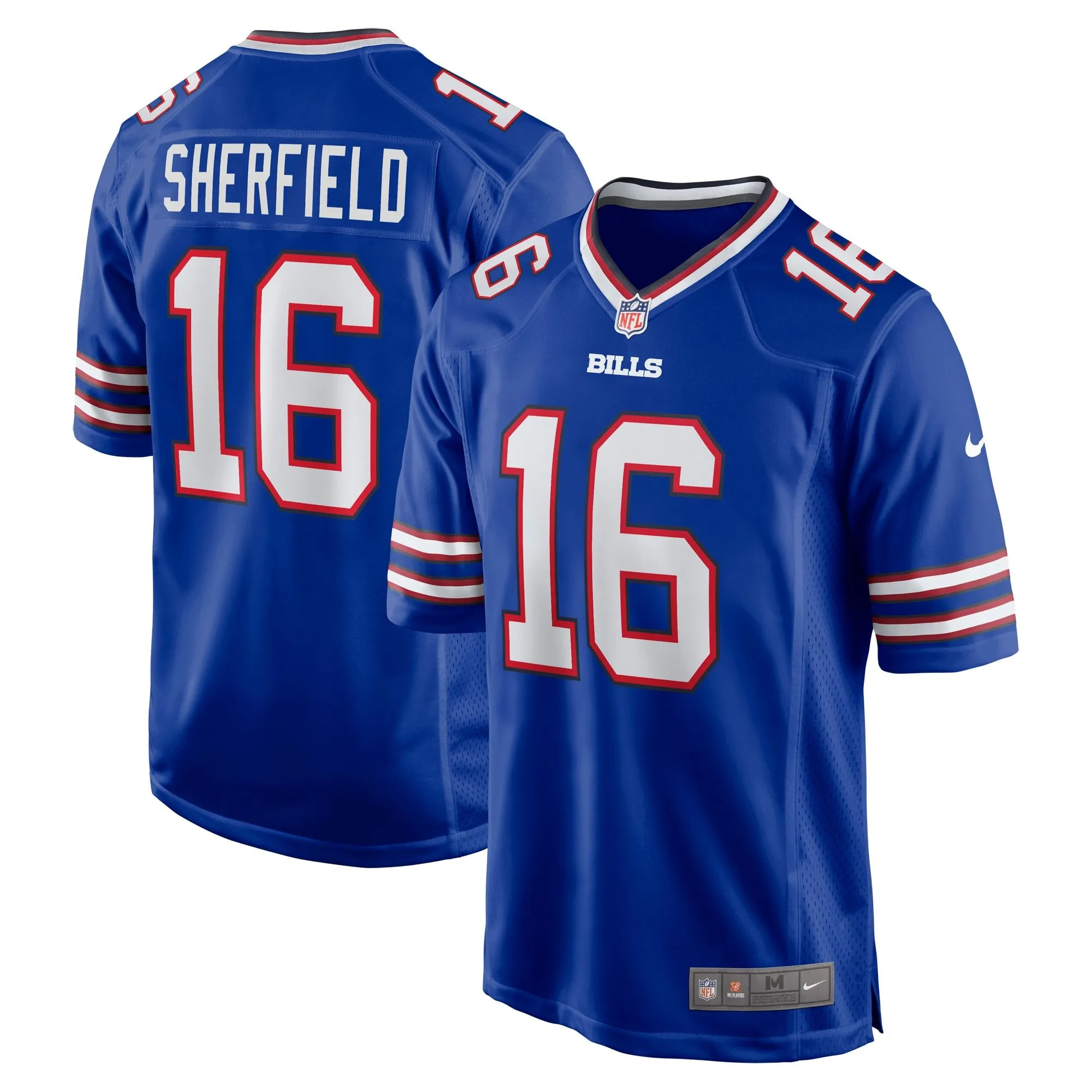 Trent Sherfield Buffalo Bills  Game Player Jersey - Royal