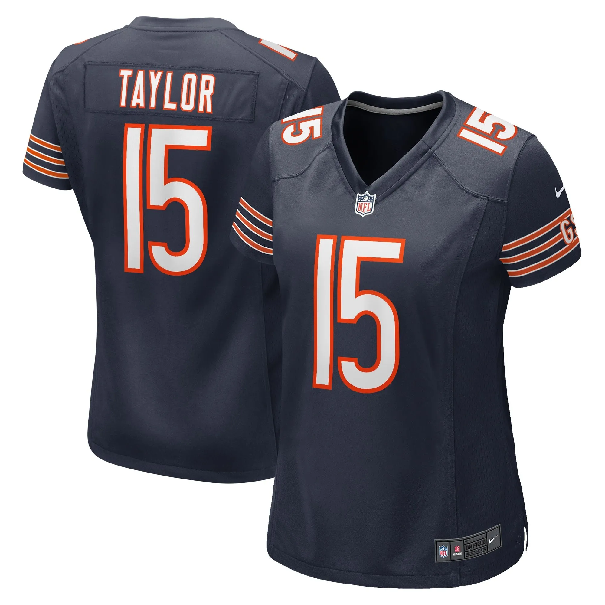 Trent Taylor Chicago Bears  Women's Team Game Jersey -  Navy