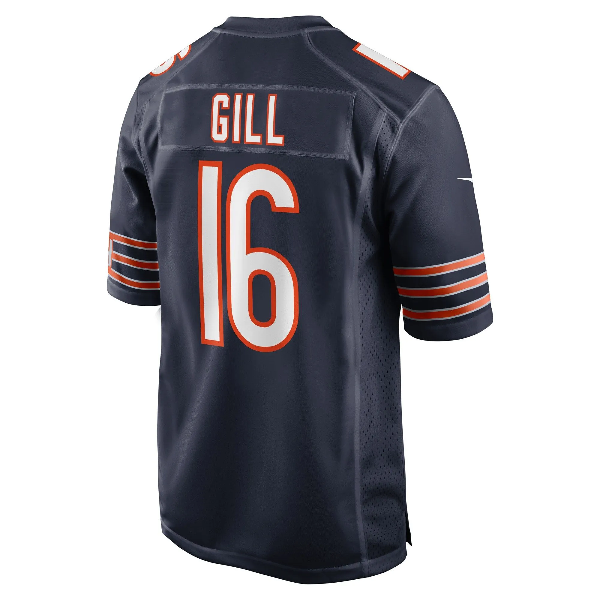 Trenton Gill Chicago Bears  Game Player Jersey - Navy