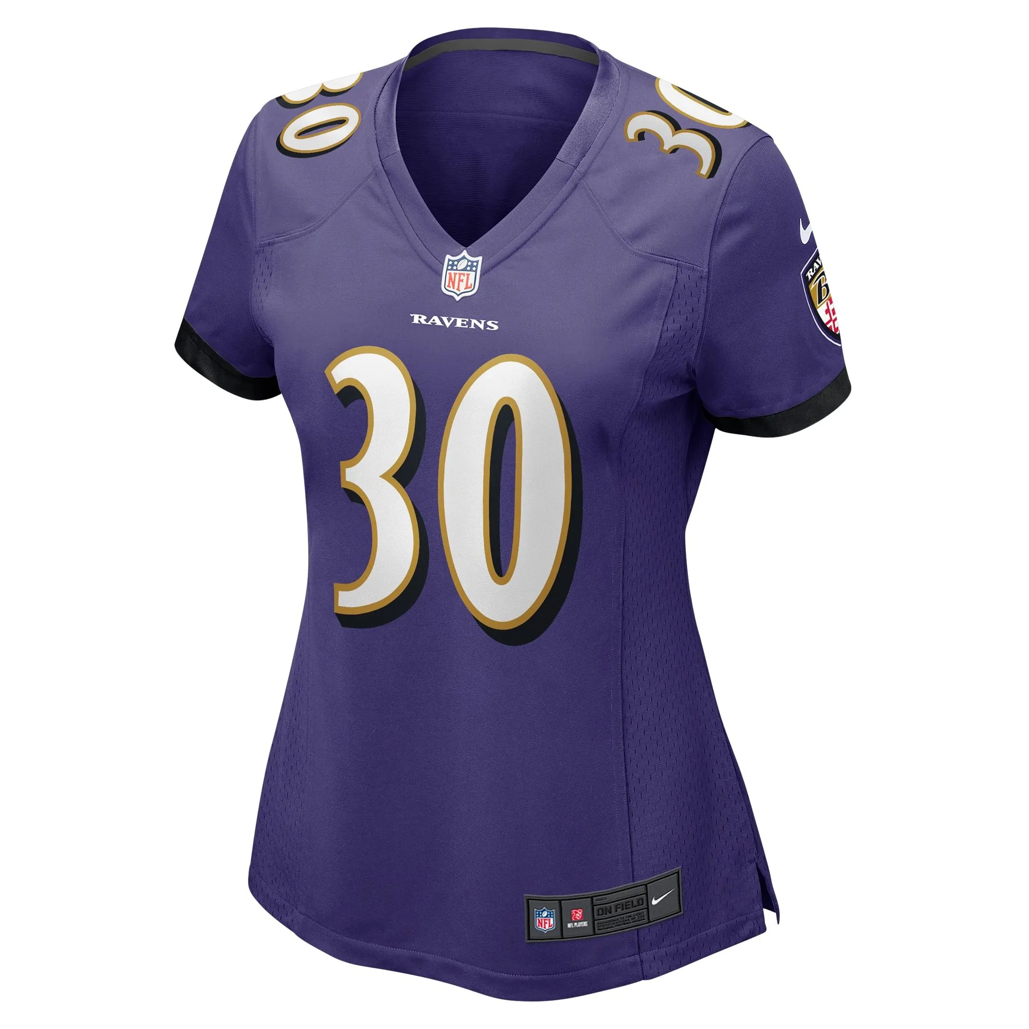 Trenton Simpson Baltimore Ravens  Women's  Game Jersey -  Purple