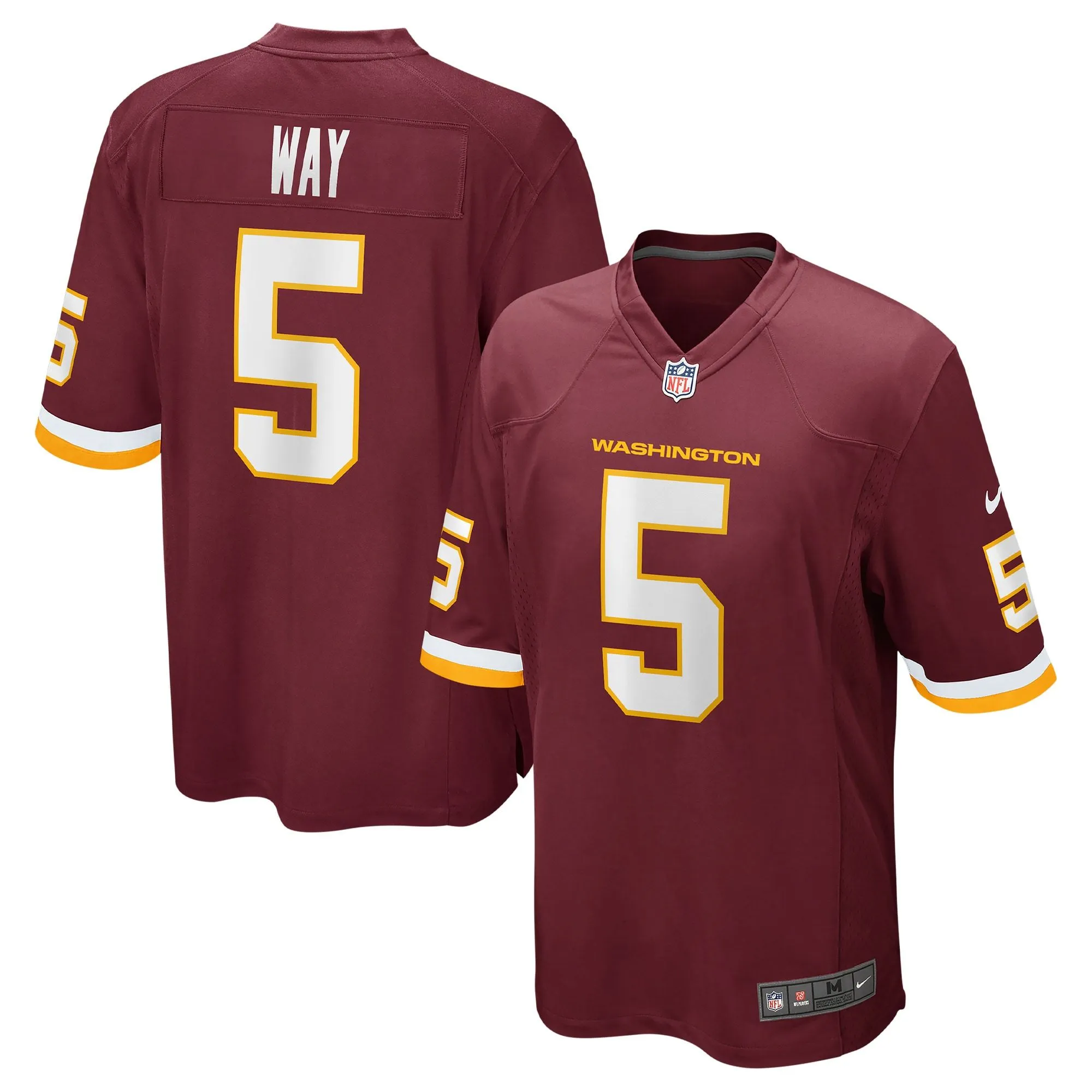 Tress Way Washington Football Team  Game Jersey - Burgundy