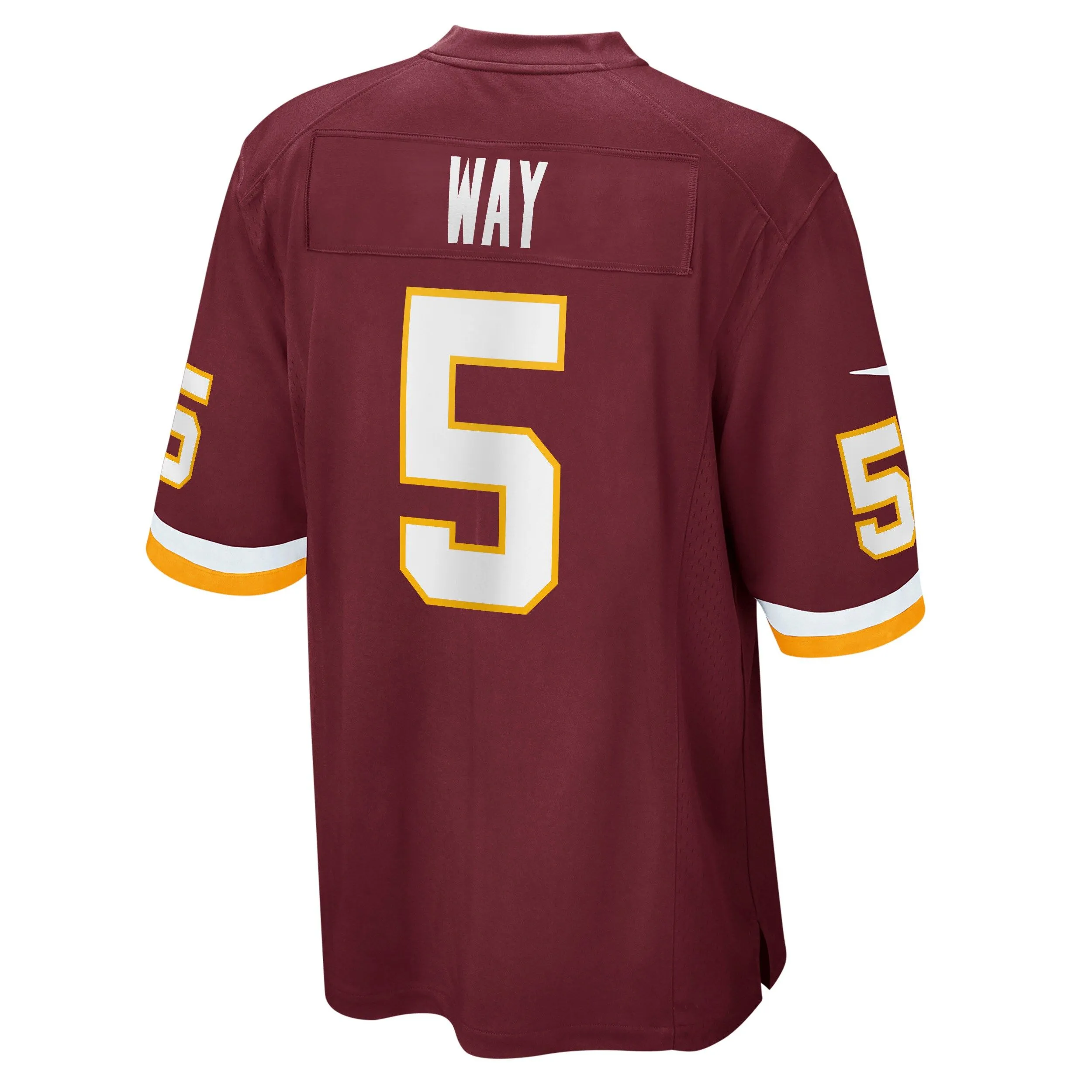 Tress Way Washington Football Team  Game Player Jersey - Burgundy