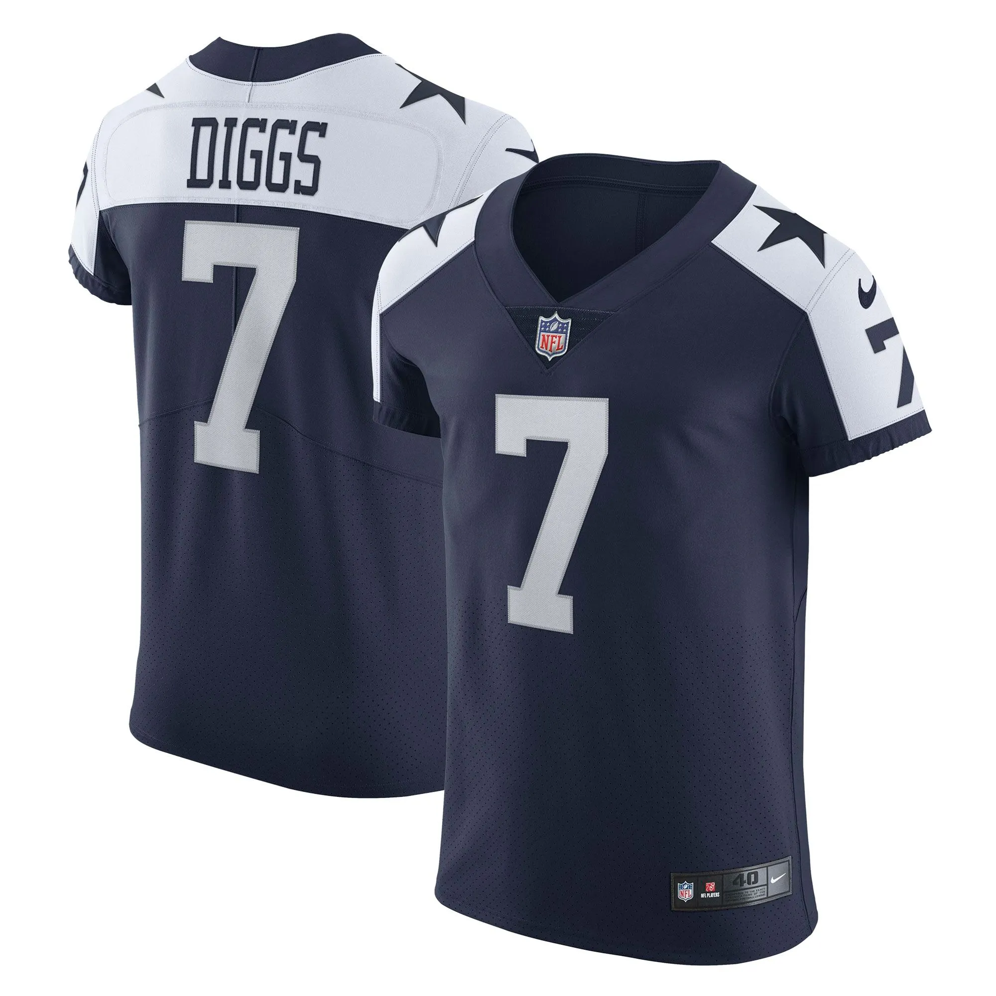 Trevon Diggs Dallas Cowboys  Alternate Vapor Elite Jersey - Navy