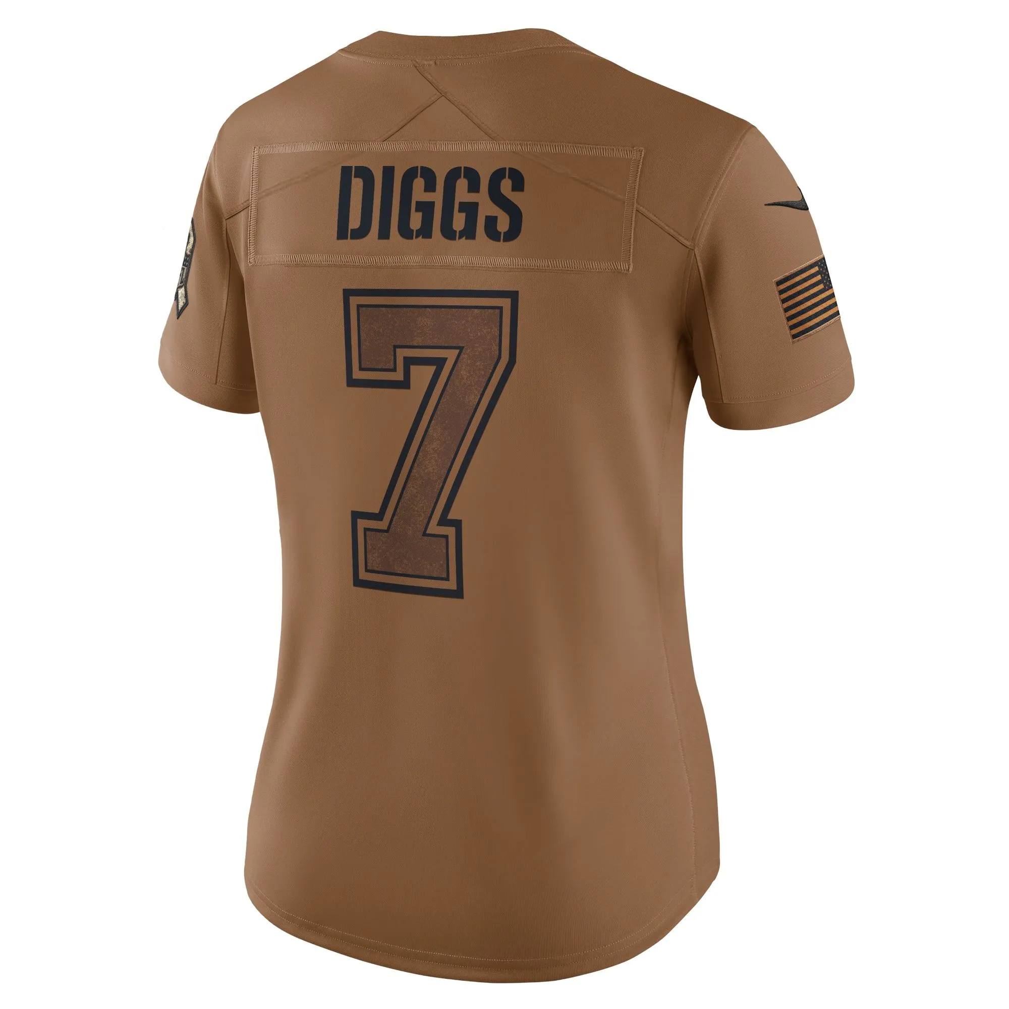 Trevon Diggs Dallas Cowboys  Women's 2023 Salute To Service Limited Jersey - Brown