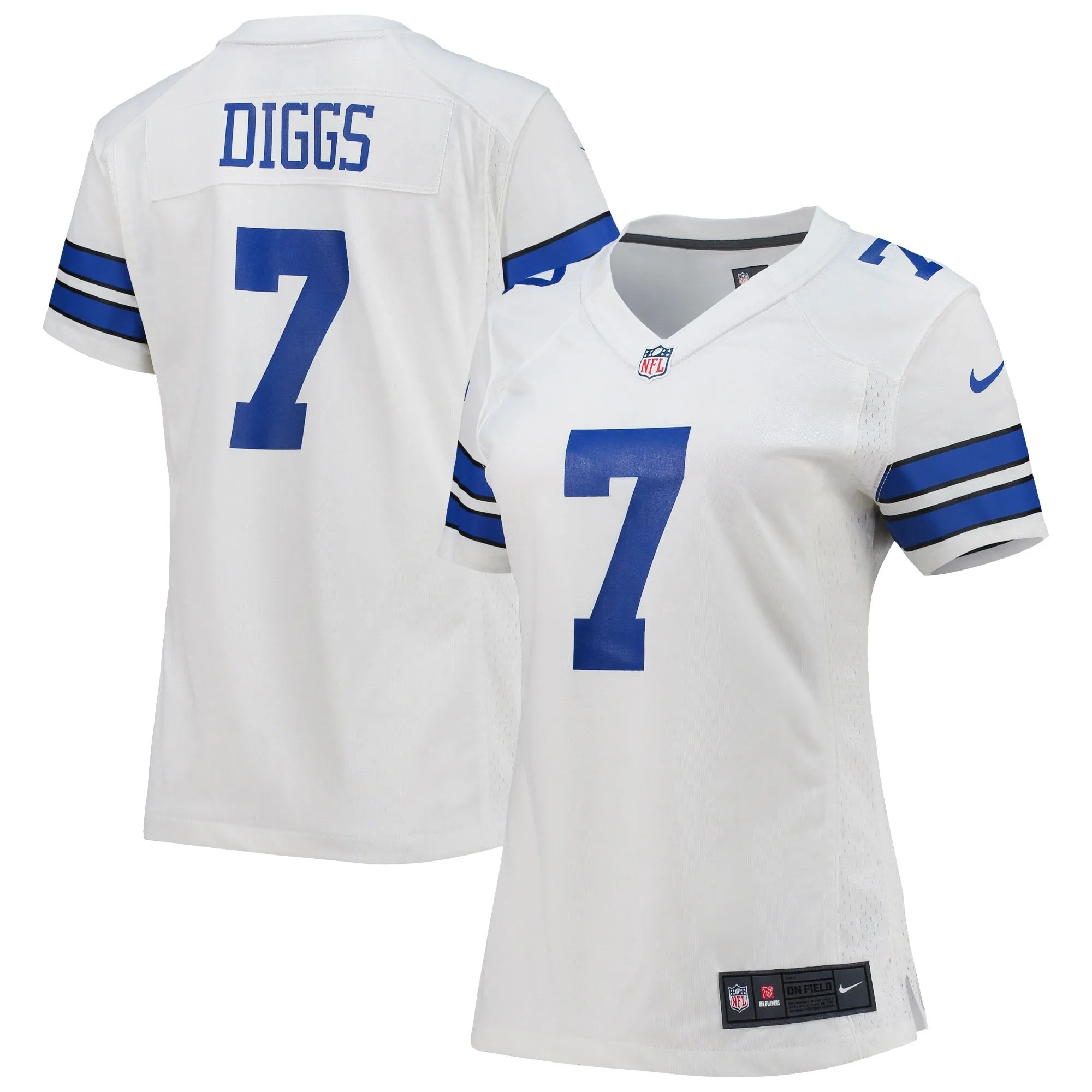 Trevon Diggs Dallas Cowboys  Women's Game Jersey - White