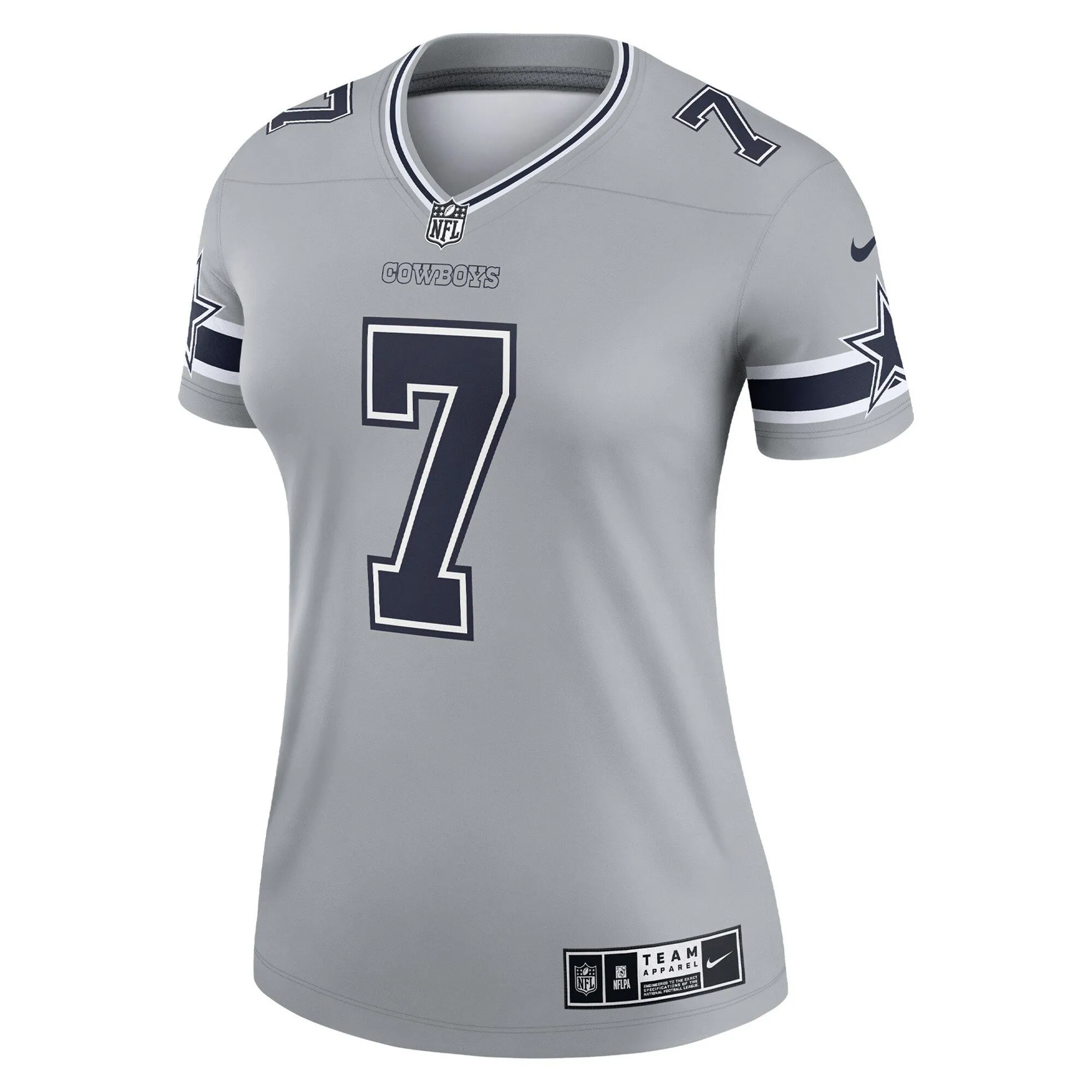 Trevon Diggs Dallas Cowboys  Women's Inverted Legend Jersey - Silver