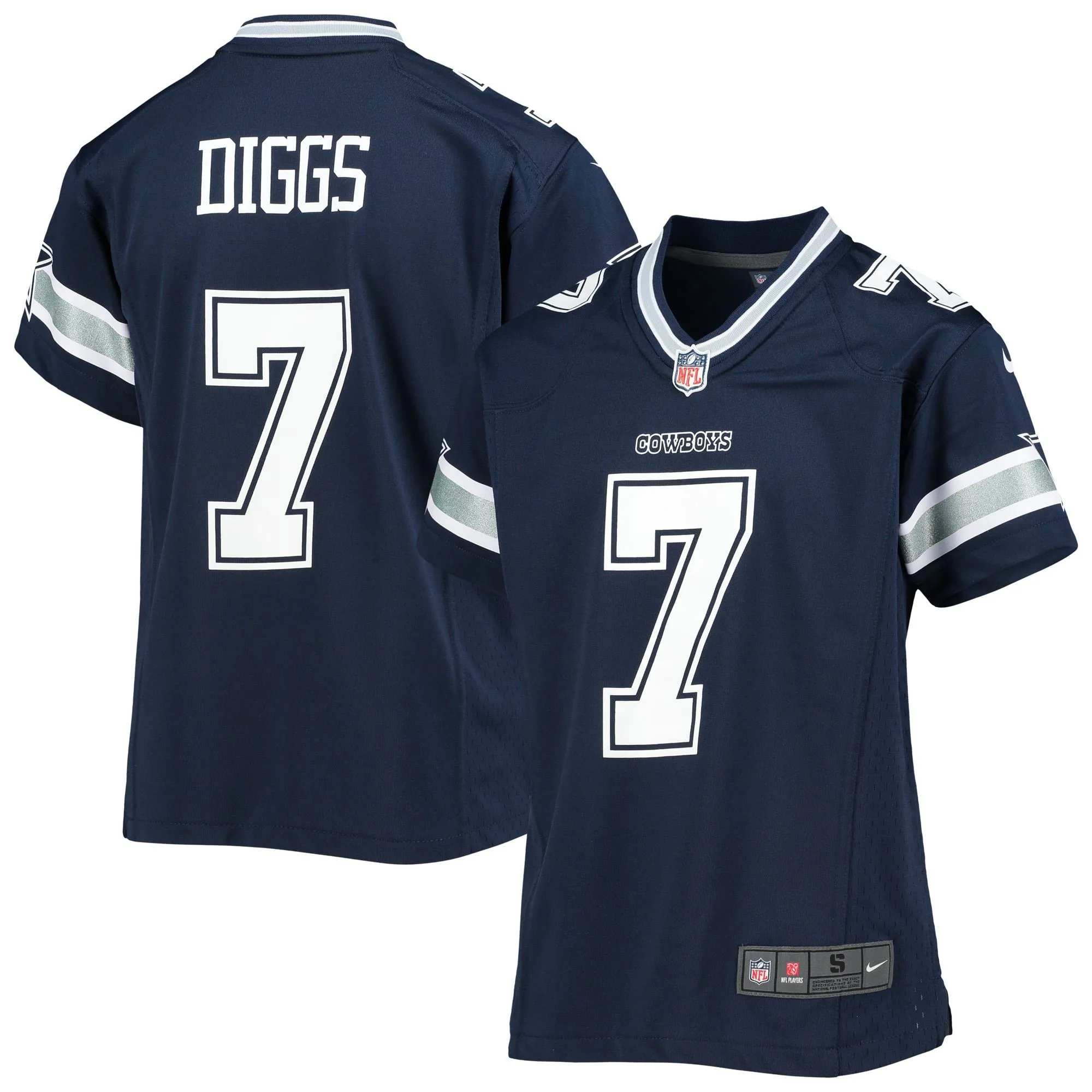 Trevon Diggs Dallas Cowboys  Youth Game Jersey - Navy