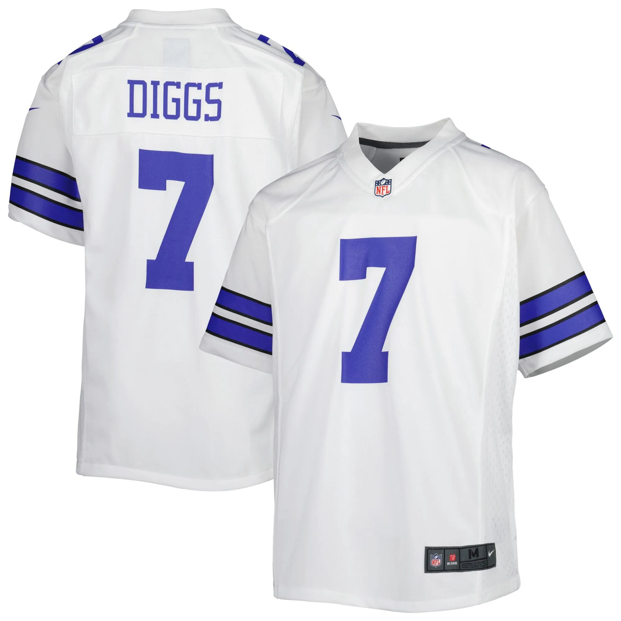 Trevon Diggs Dallas Cowboys  Youth Game Jersey - White