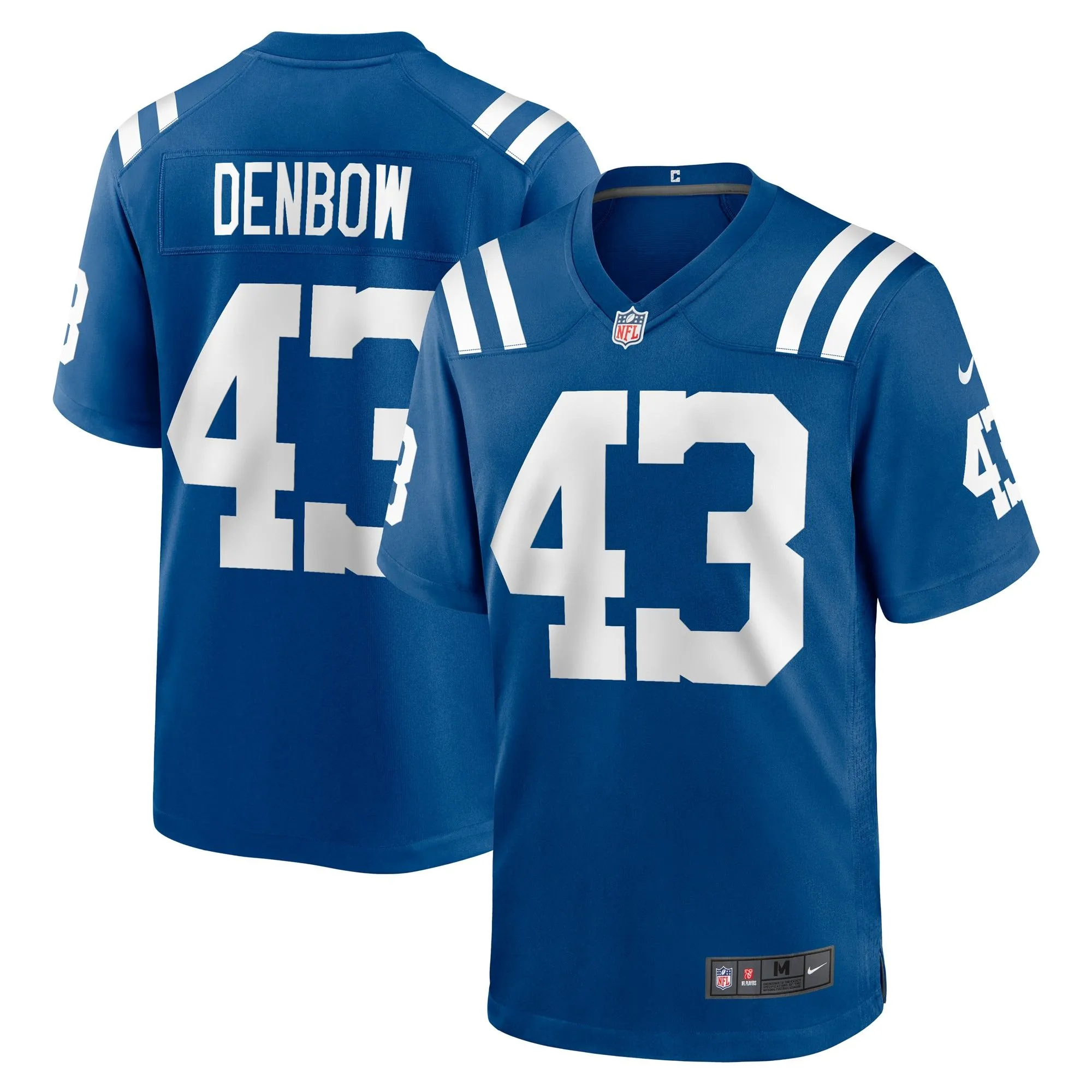 Trevor Denbow Indianapolis Colts  Game Player Jersey - Royal