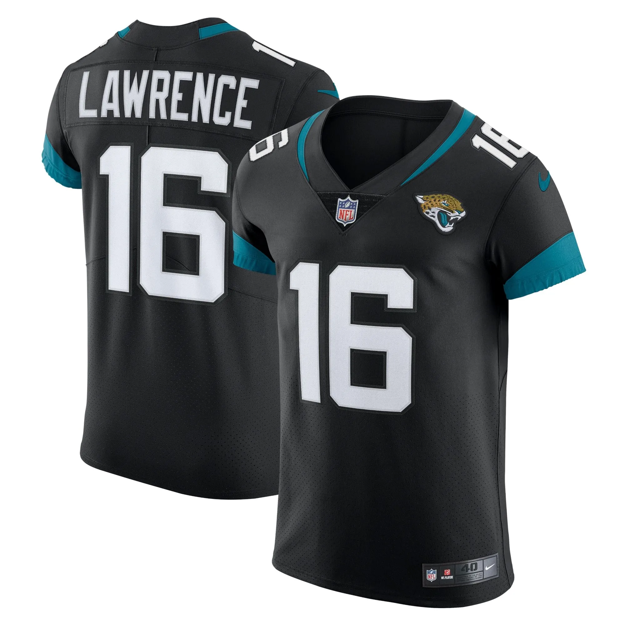 Trevor Lawrence Jacksonville Jaguars  Vapor Elite Jersey - Black