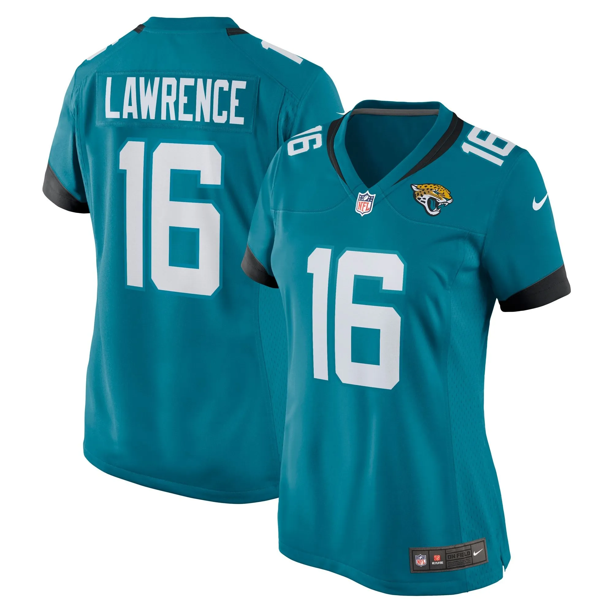 Trevor Lawrence Jacksonville Jaguars  Women's Game Jersey - Teal