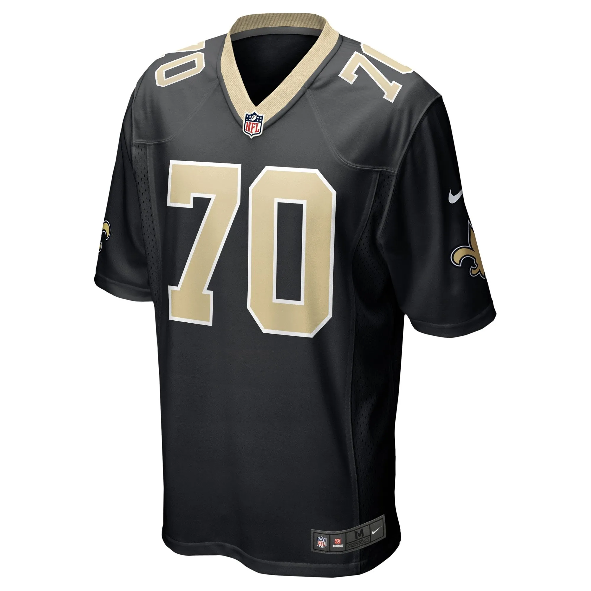 Trevor Penning New Orleans Saints  Player Game Jersey - Black