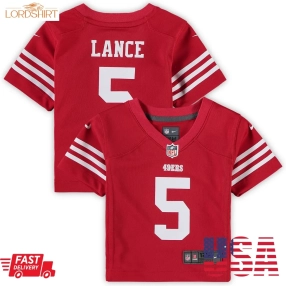 Trey Lance San Francisco 49Ers  Infant Player Game Jersey   Scarlet