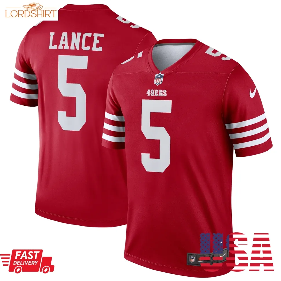 Trey Lance San Francisco 49Ers  Legend Jersey   Scarlet