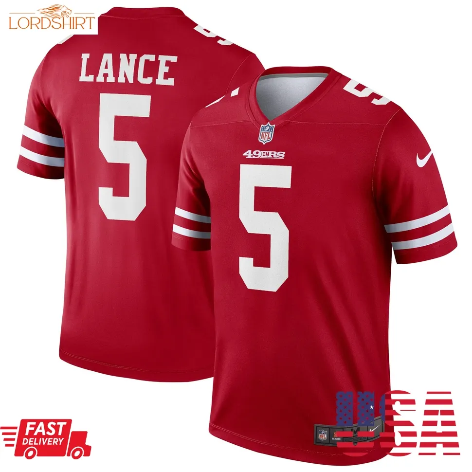 Trey Lance San Francisco 49Ers  Legend Player Jersey   Scarlet