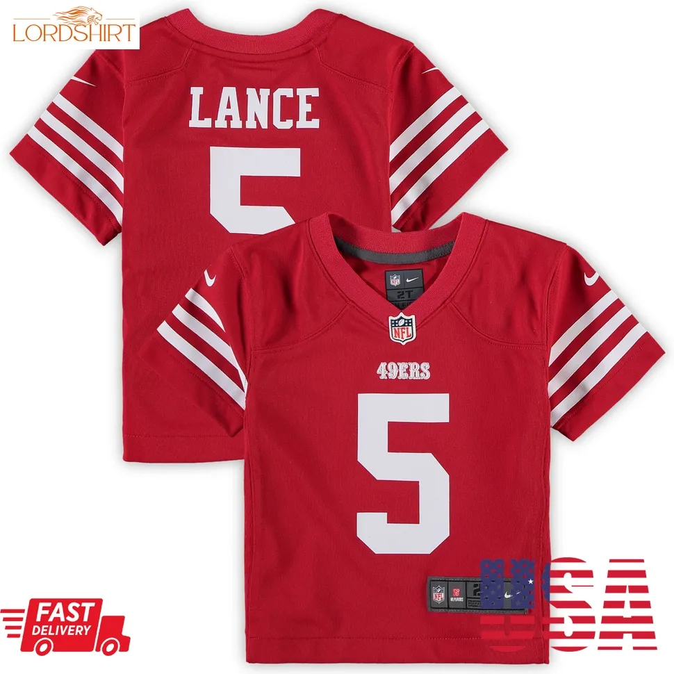 Trey Lance San Francisco 49Ers  Toddler Game Jersey   Scarlet