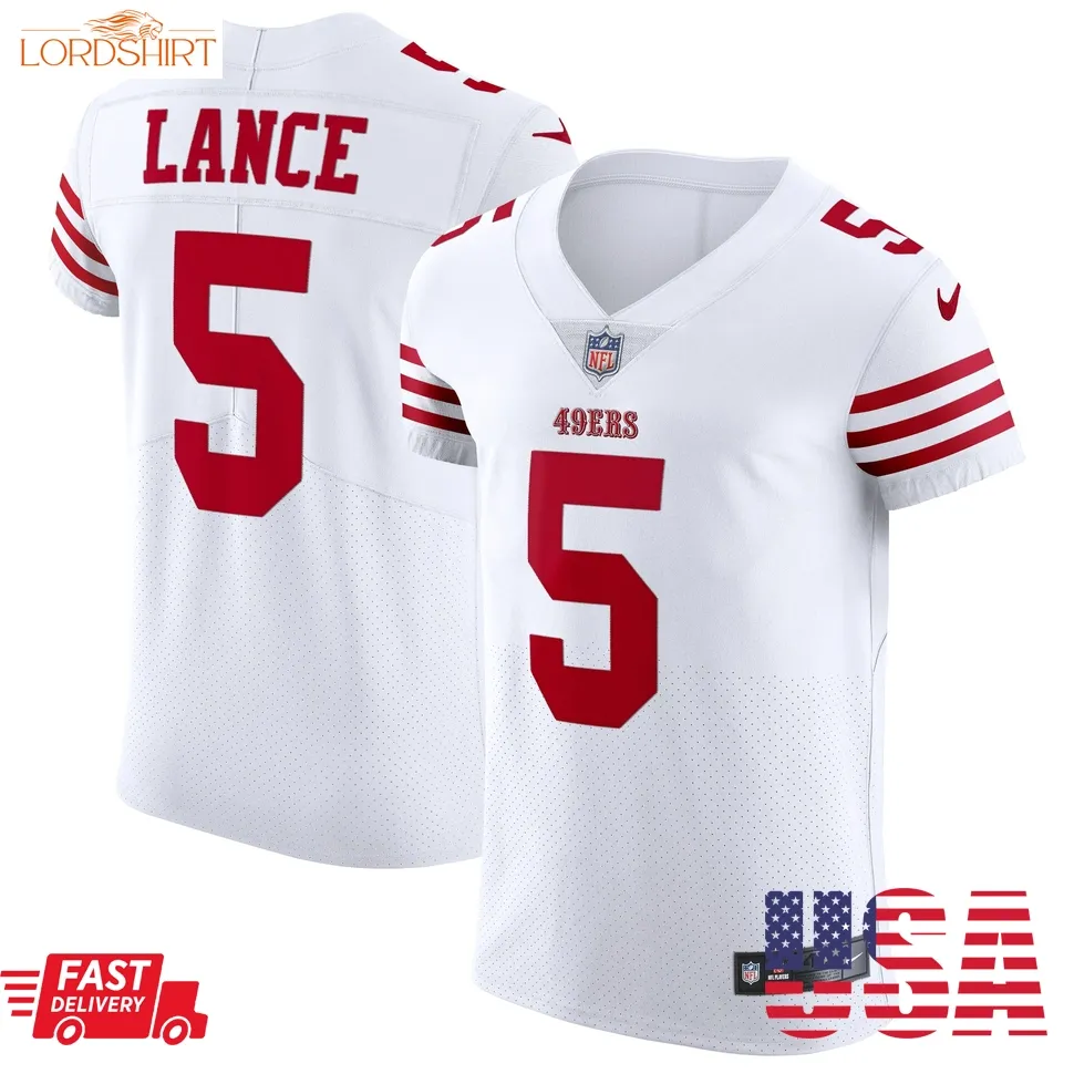 Trey Lance San Francisco 49Ers  Vapor Elite Jersey   White