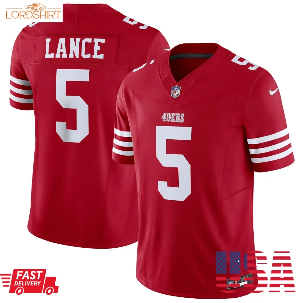 Trey Lance San Francisco 49Ers  Vapor Fuse Limited Jersey   Scarlet