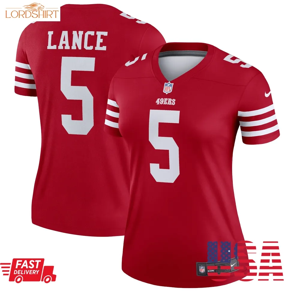 Trey Lance San Francisco 49Ers  Women's Legend Jersey   Scarlet