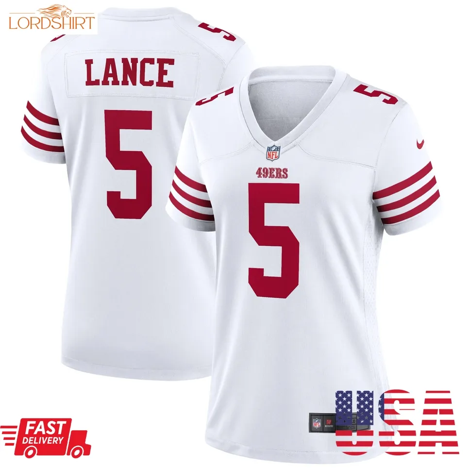 Trey Lance San Francisco 49Ers  Women's Player Jersey   White