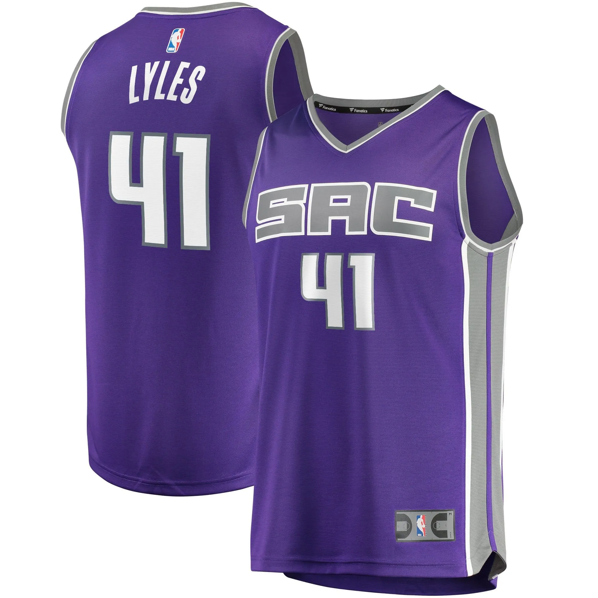 Trey Lyles Sacramento Kings Fanatics Branded Fast Break Replica Jersey - Icon Edition - Purple