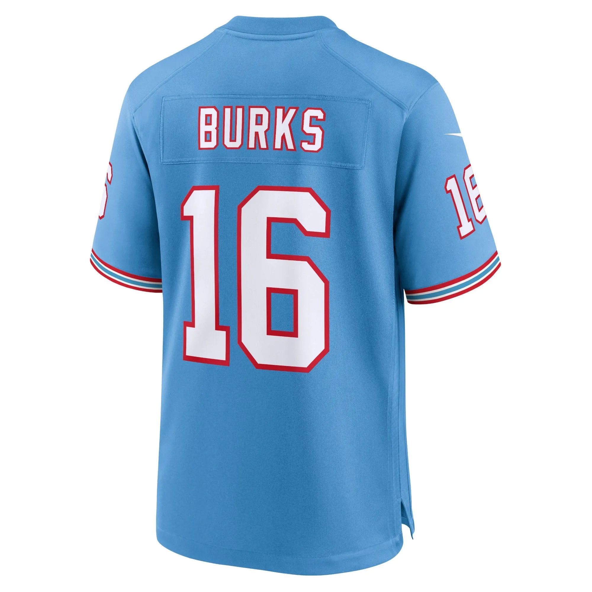 Treylon Burks Tennessee Titans  Oilers Throwback Alternate Game Player Jersey - Light Blue