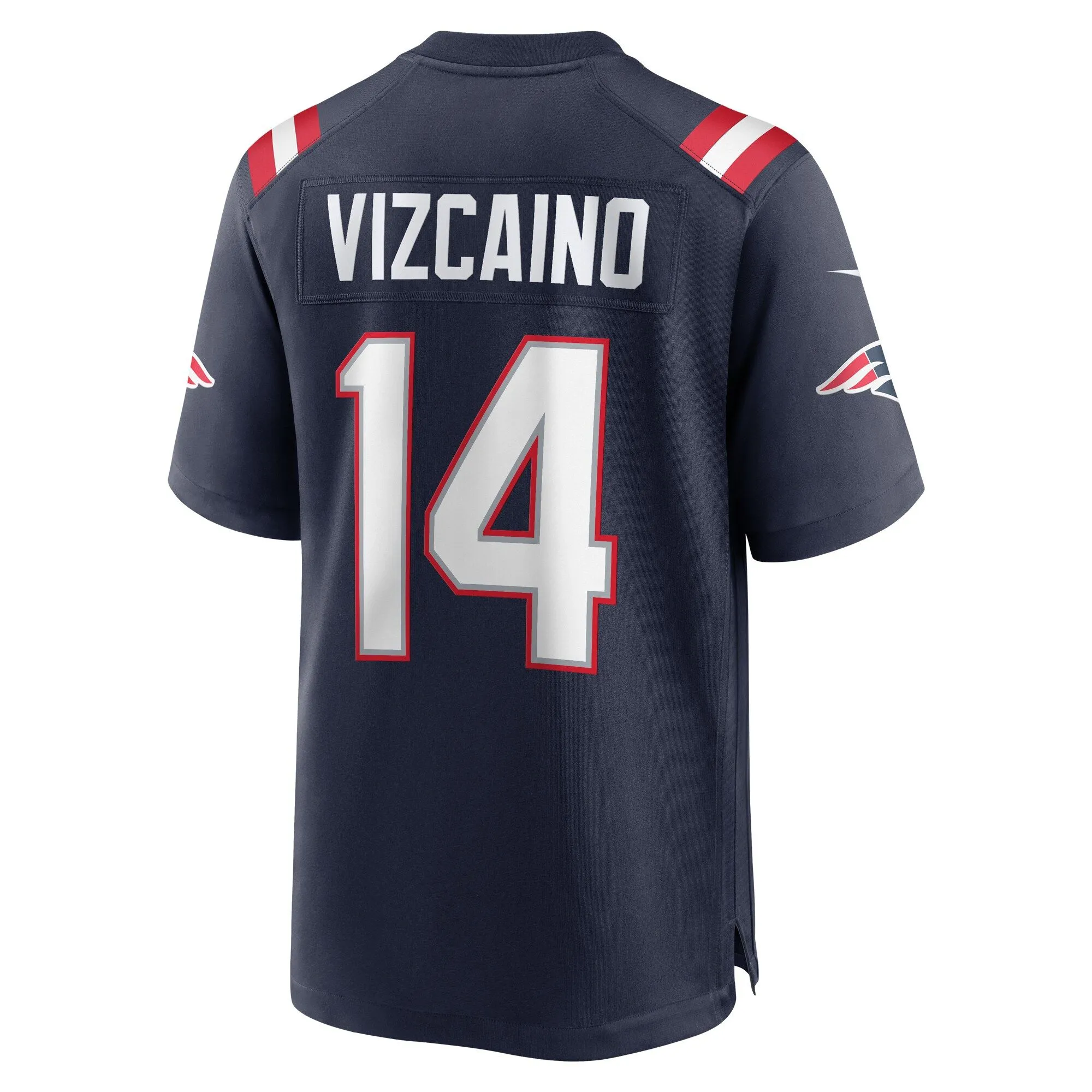 Tristan Vizcaino New England Patriots  Home Game Player Jersey - Navy